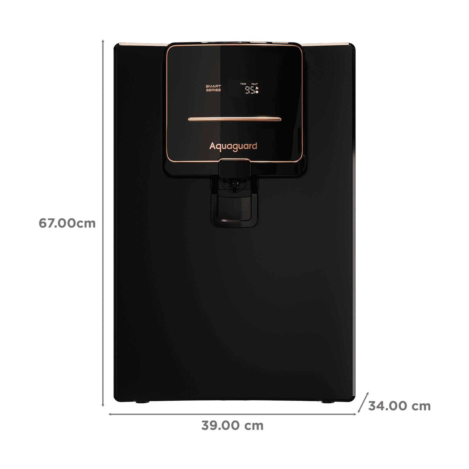 Aquaguard Neo Pro 6L RO + UV 2X IOT Water Purifier with NanoPore Long Life Filter Technology (Black)_2