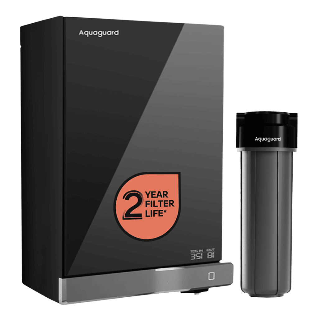 Aquaguard Aspire Slimtech 4L RO + UV 2X Water Purifier with 3-in-1 Active Copper Technology (Black) Aquaguard Aspire Slimtech 4L RO + UV 2X Water Purifier with 3-in-1 Active Copper Technology (Black)_4