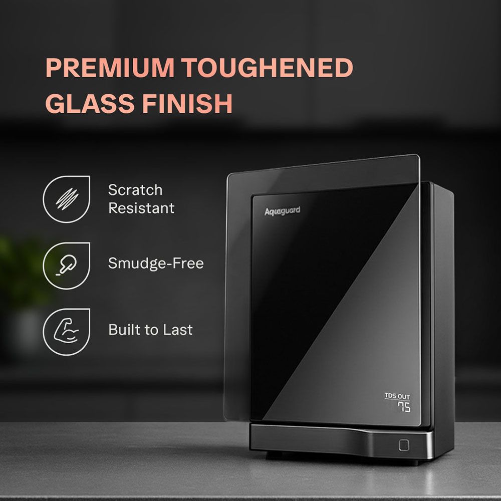 Aquaguard Aspire Slimtech 4L UV + UF Water Purifier with NanoPore 2X Filters (Black)_5