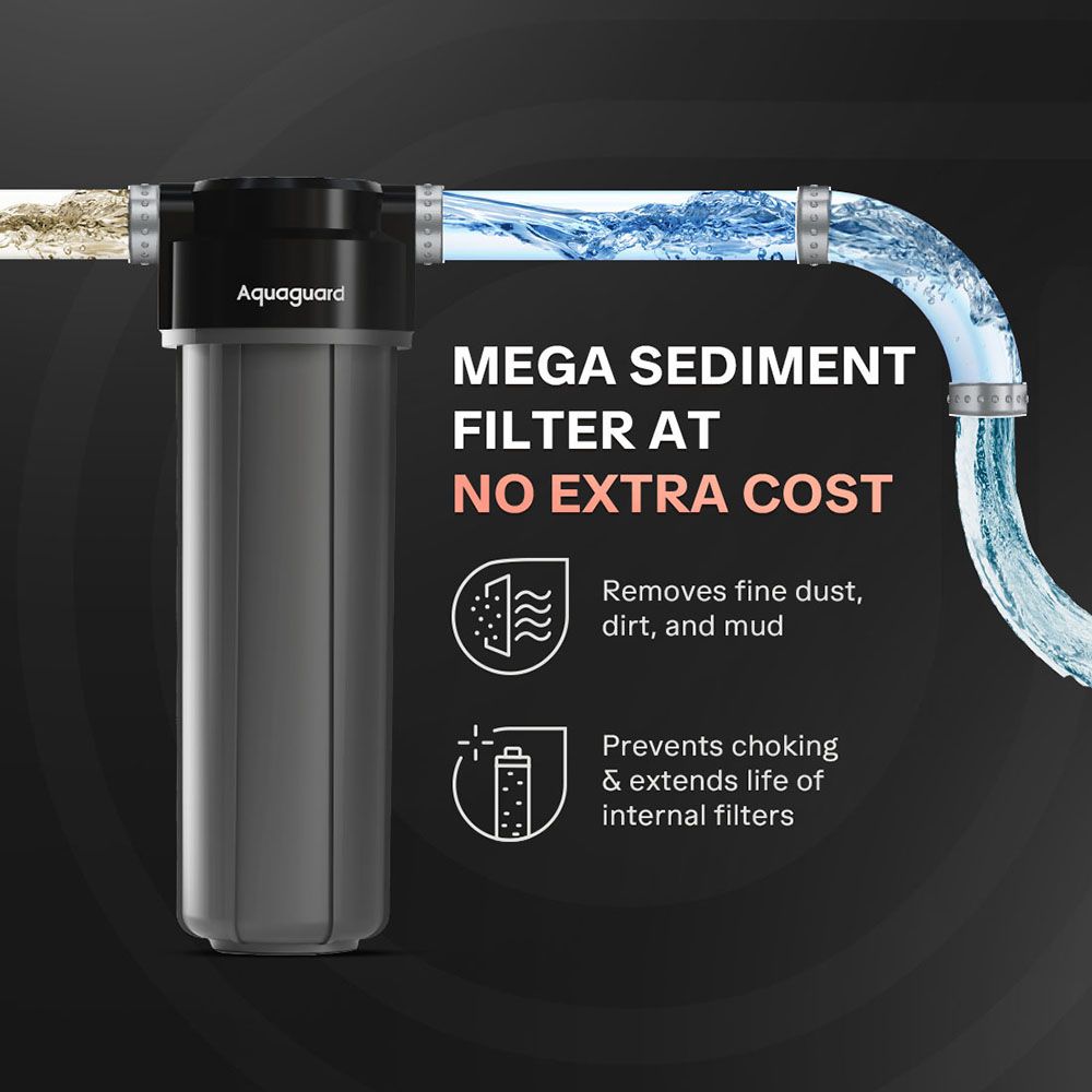 Aquaguard Aspire Slimtech 4L UV + UF Water Purifier with NanoPore 2X Filters (Black)_9