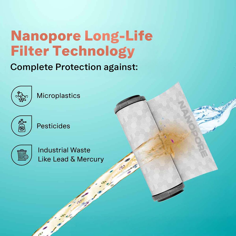 Aquaguard Enrich Superio 5L RO + UV + CU + Alkaline Water Purifier with Nanopore Long-Life Filter Technology (Black) Aquaguard Enrich Superio 5L RO + UV + CU + Alkaline Water Purifier with Nanopore Long-Life Filter Technology (Black)_5