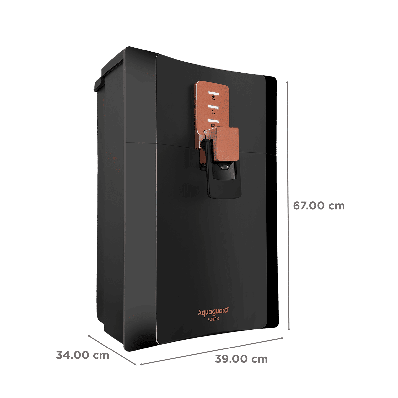 Aquaguard Enrich Superio 5L RO + Alkaline Water Purifier with 4-in-1 Copper Plus Alkaline Boost Technology (Black)_2