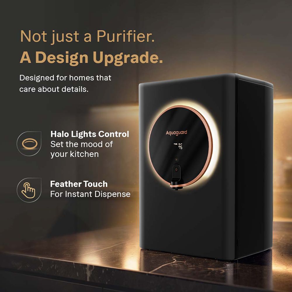 Aquaguard Aspire Halo 5L UV + HMR Water Purifier with NanoPore Long-Life Filter Technology (Black)_10