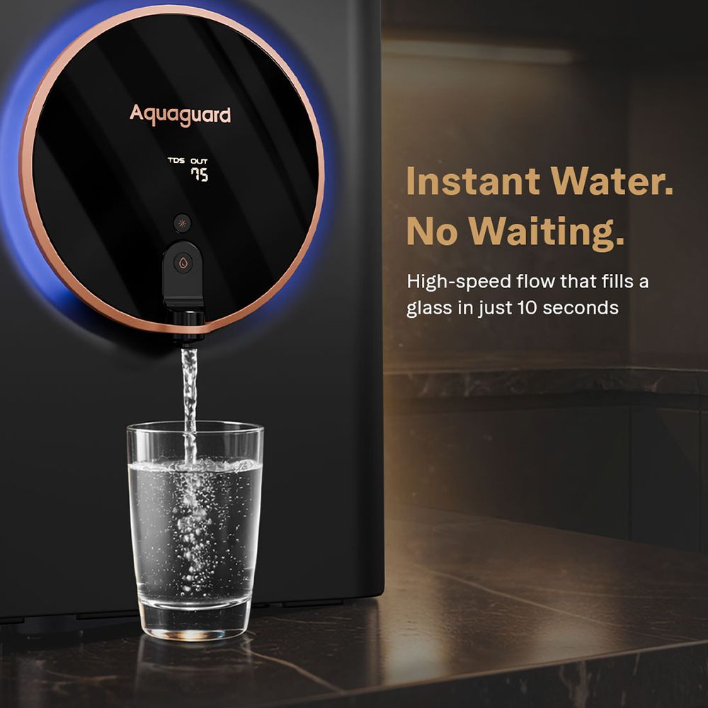 Aquaguard Aspire Halo 5L UV + HMR Water Purifier with NanoPore Long-Life Filter Technology (Black)_11