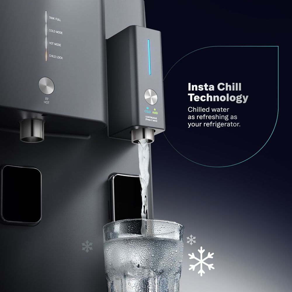 Aquaguard Aspire Arctic 8L RO Hot & Cold Water Purifier with Insta Chill Technology (Black)_4
