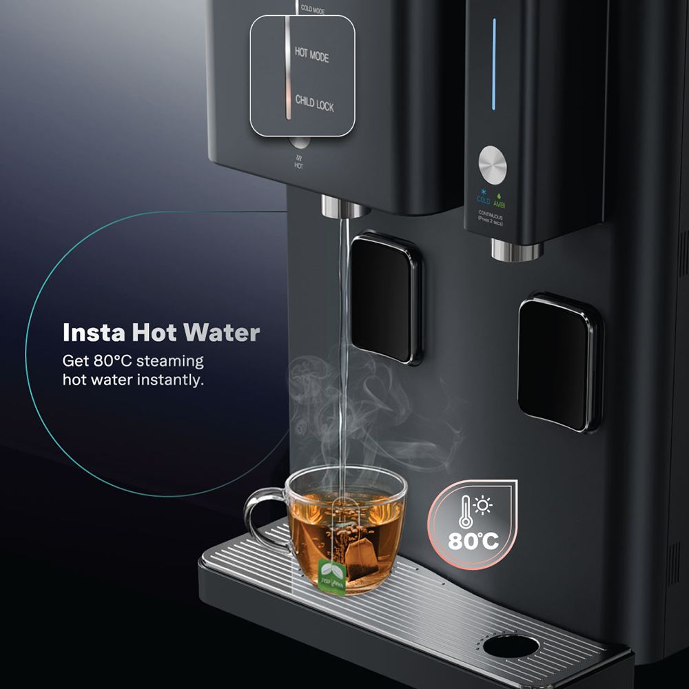 Aquaguard Aspire Arctic 8L RO Hot & Cold Water Purifier with Insta Chill Technology (Black)_5