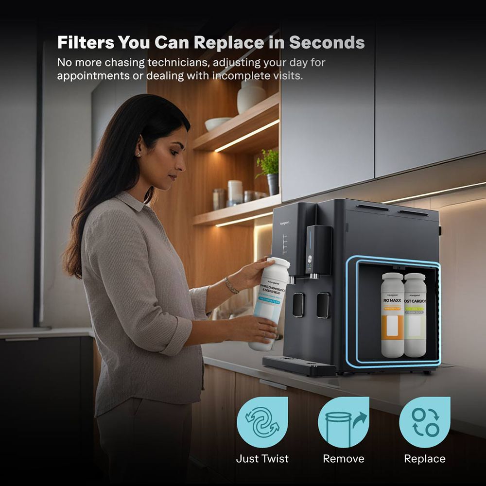 Aquaguard Aspire Arctic 8L RO Hot & Cold Water Purifier with Insta Chill Technology (Black)_9