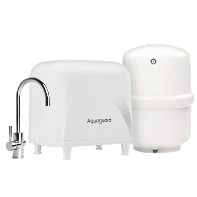 Aquaguard Enrich Hyde 8L RO + UV + Copper + Alkaline Water Purifier with Nanopore Long Life Filters (White)