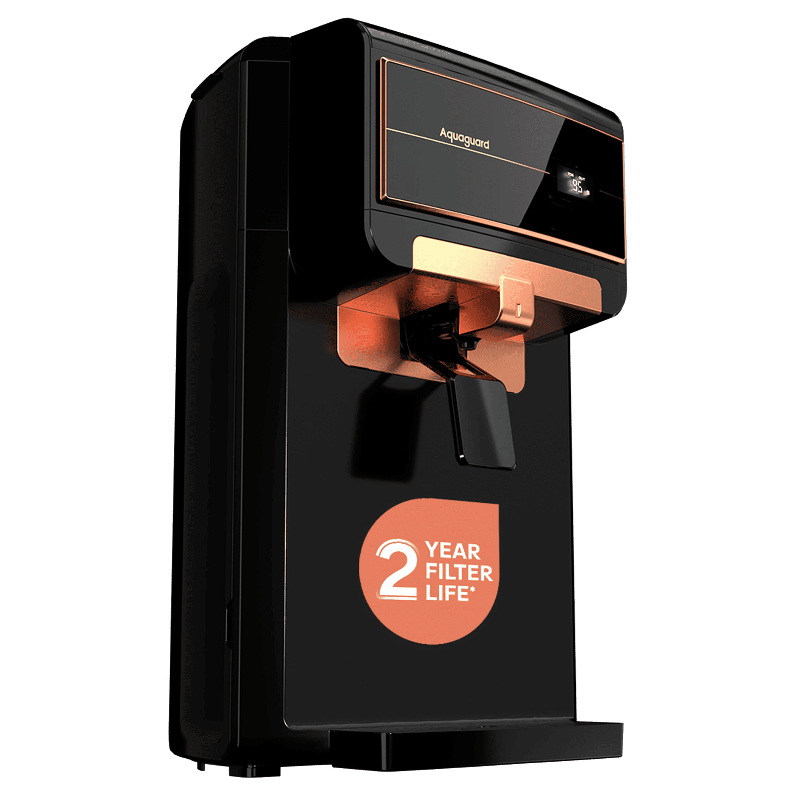 Aquaguard Enrich Senza 6L RO + UV + Alkaline Water Purifier with Auto Flush Technology (Black) Aquaguard Enrich Senza 6L RO + UV + Alkaline Water Purifier with Auto Flush Technology (Black)_1
