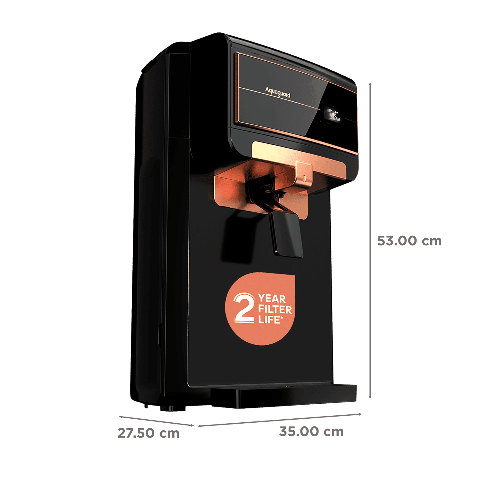 Aquaguard Enrich Senza 6L RO + UV + Alkaline Water Purifier with Auto Flush Technology (Black) Aquaguard Enrich Senza 6L RO + UV + Alkaline Water Purifier with Auto Flush Technology (Black)_2