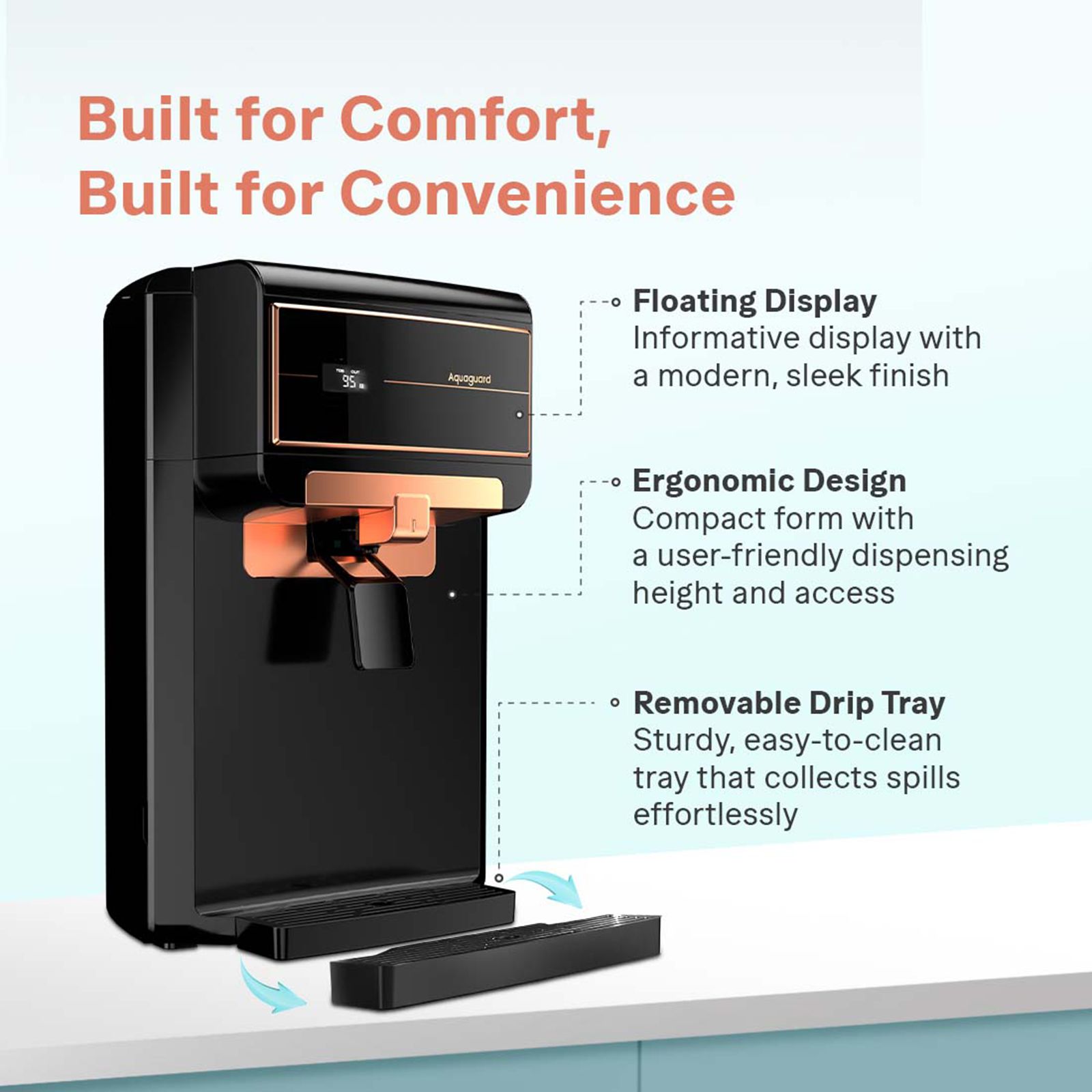 Aquaguard Enrich Senza 6L RO + UV + Alkaline Water Purifier with Auto Flush Technology (Black) Aquaguard Enrich Senza 6L RO + UV + Alkaline Water Purifier with Auto Flush Technology (Black)_6