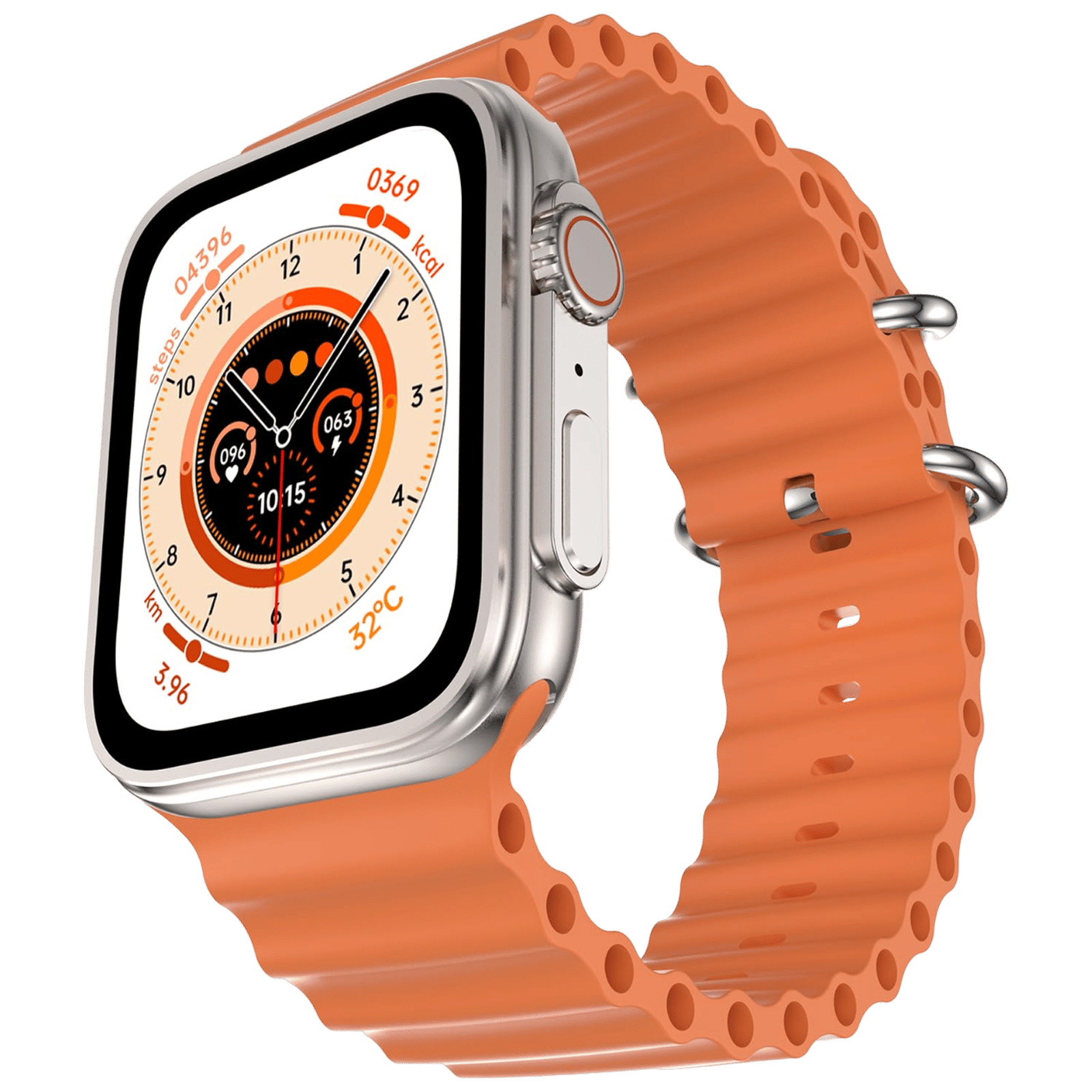 FIRE-BOLTT Gladiator Ocean Smartwatch with Bluetooth Calling (49.7mm Display, IP67 Water Resistant, Orange Strap) FIRE-BOLTT Gladiator Ocean Smartwatch with Bluetooth Calling (49.7mm Display, IP67 Water Resistant, Orange Strap)_1