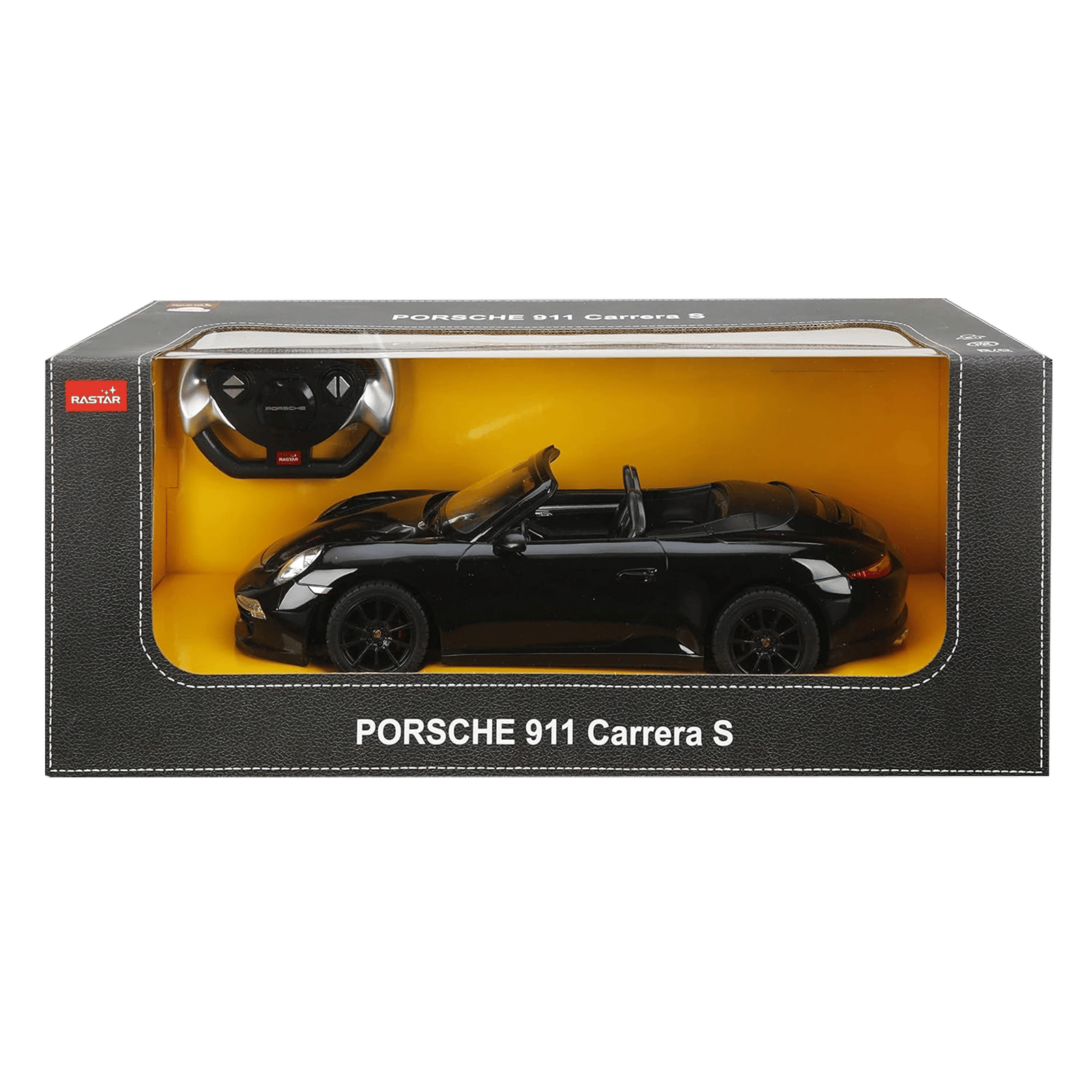 Porsche 911 Carrera S Cabriolet 1:12 Remote Controlled Car (SW-564, Black)_5