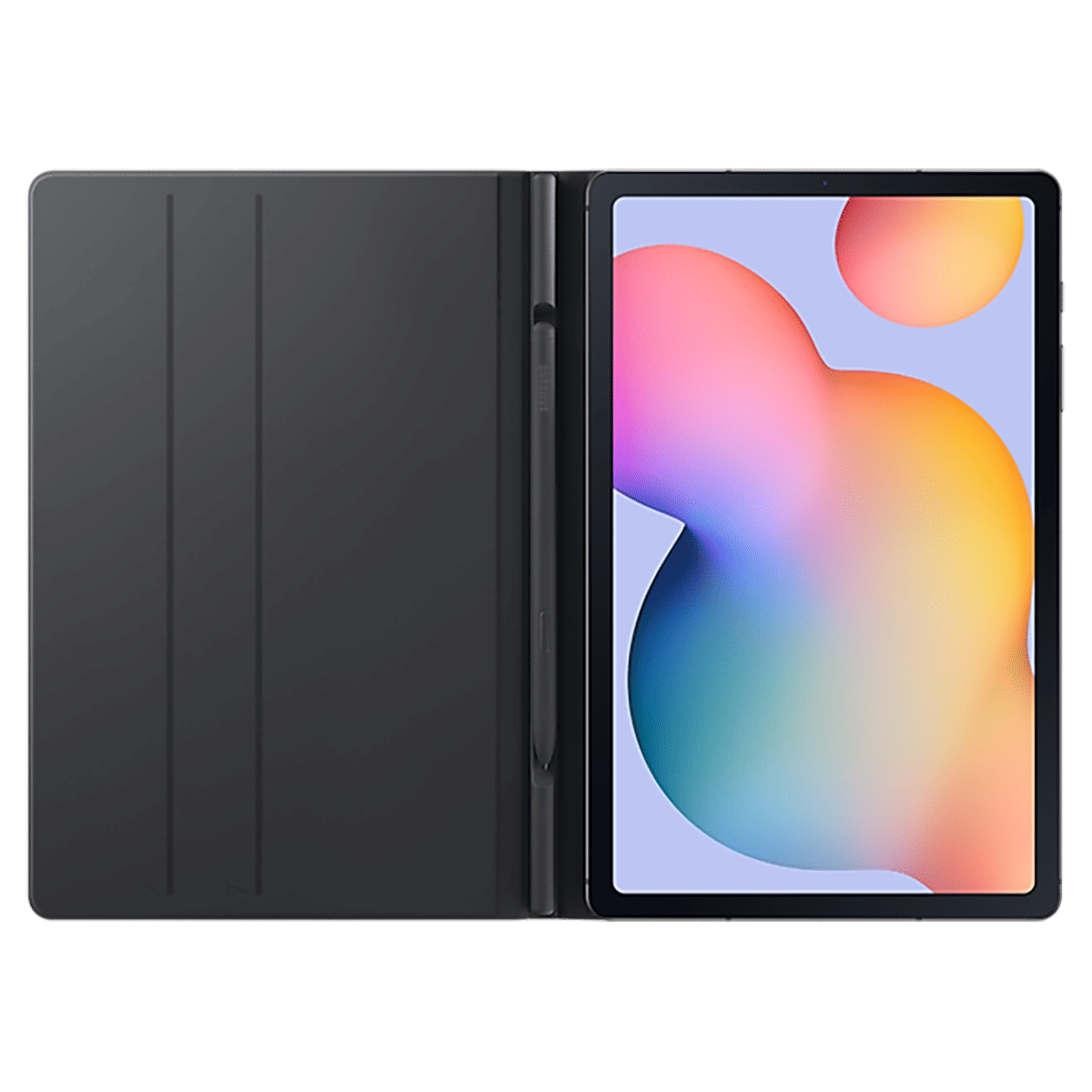 SAMSUNG PC & Polyurethane Smart Folio Case for SAMSUNG Galaxy Tab S6 Lite (Compartment for S Pen, Gray) SAMSUNG PC & Polyurethane Smart Folio Case for SAMSUNG Galaxy Tab S6 Lite (Compartment for S Pen, Gray)_4