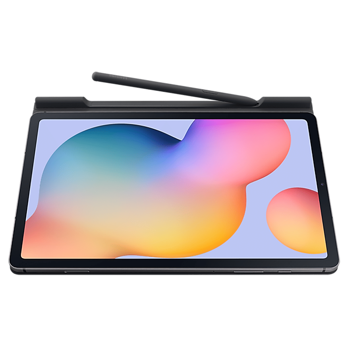 SAMSUNG PC & Polyurethane Smart Folio Case for SAMSUNG Galaxy Tab S6 Lite (Compartment for S Pen, Gray) SAMSUNG PC & Polyurethane Smart Folio Case for SAMSUNG Galaxy Tab S6 Lite (Compartment for S Pen, Gray)_8
