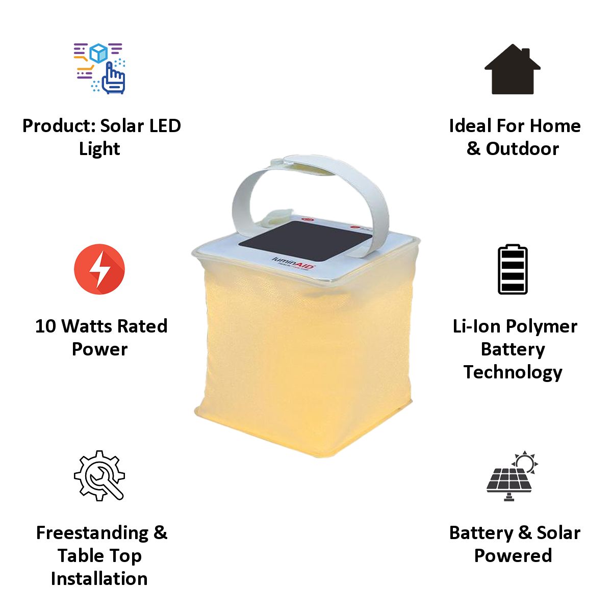 Agni solar Inflatable Light 2s Solar LED Light (Water Proof, AG-LANC, White)_3
