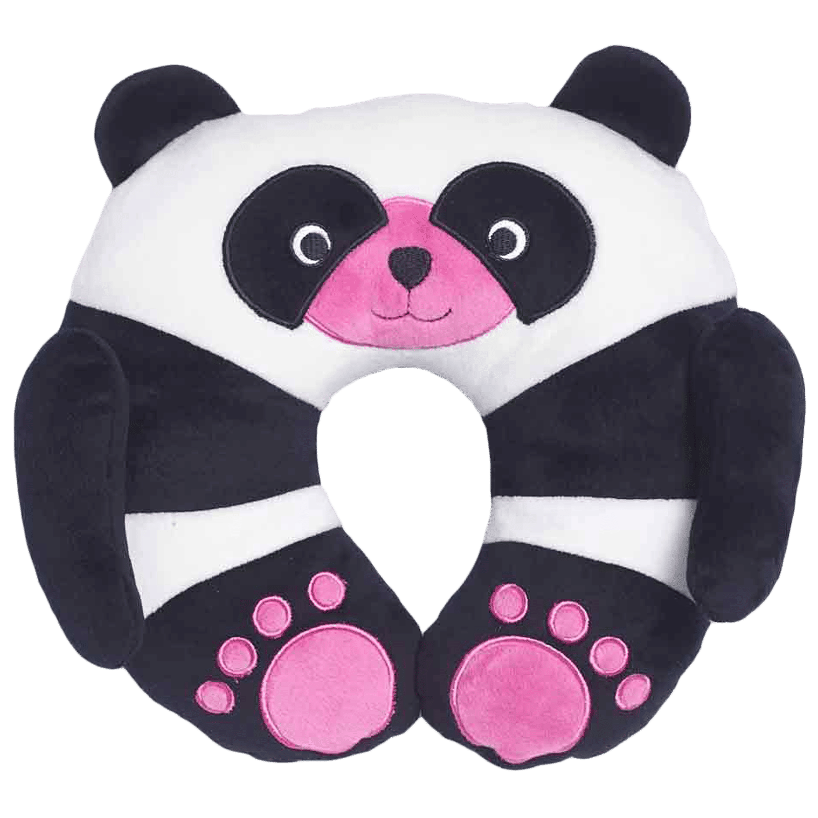 TRAVEL BLUE Chi Chi The Panda Polyester Neck Pillow (Soft and Comfortable, Multicolor)_1