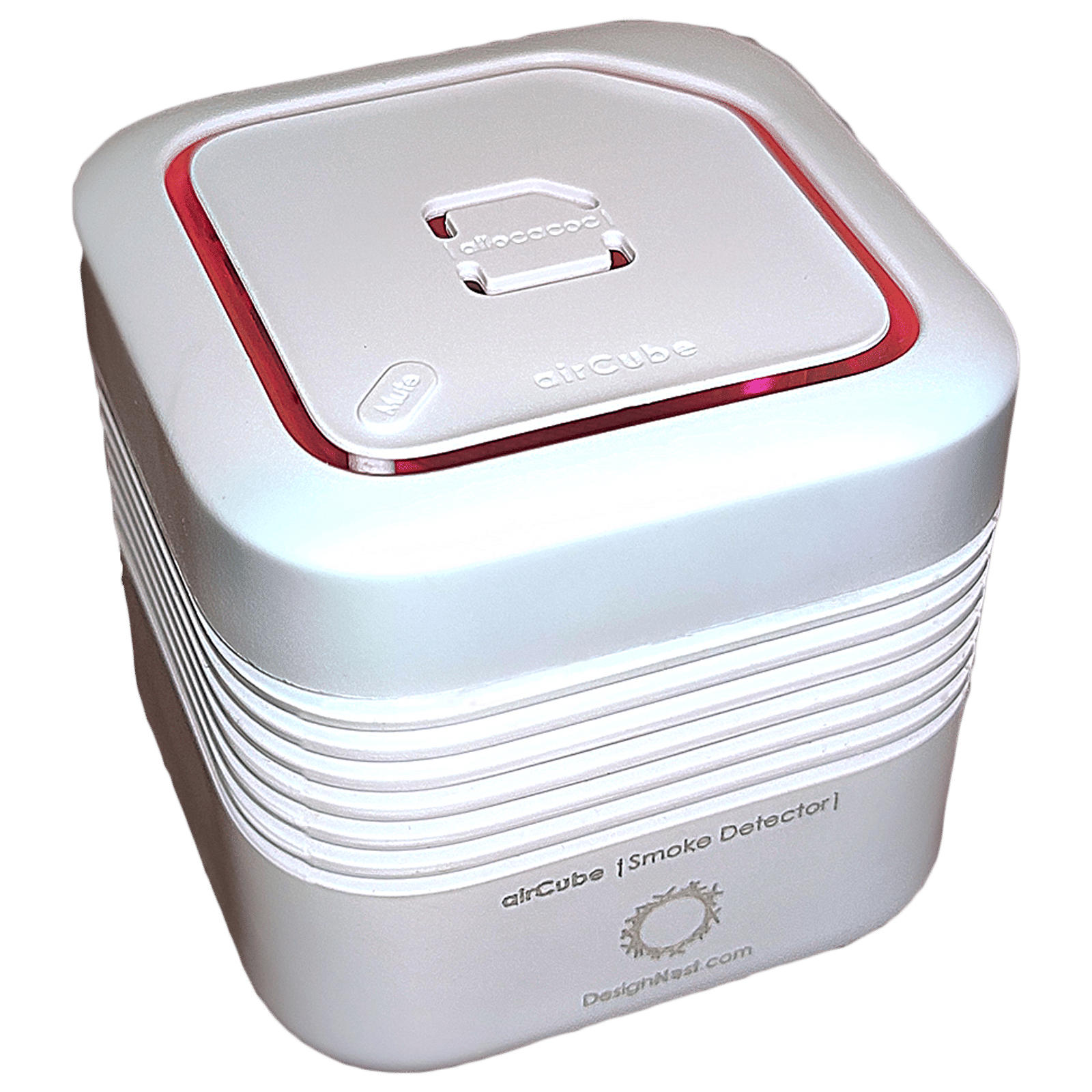 DesignNest AirCube Fire Alarm (85 dB, Low Battery Warning, 11150WT/ACSMDE, White) DesignNest AirCube Fire Alarm (85 dB, Low Battery Warning, 11150WT/ACSMDE, White)_1