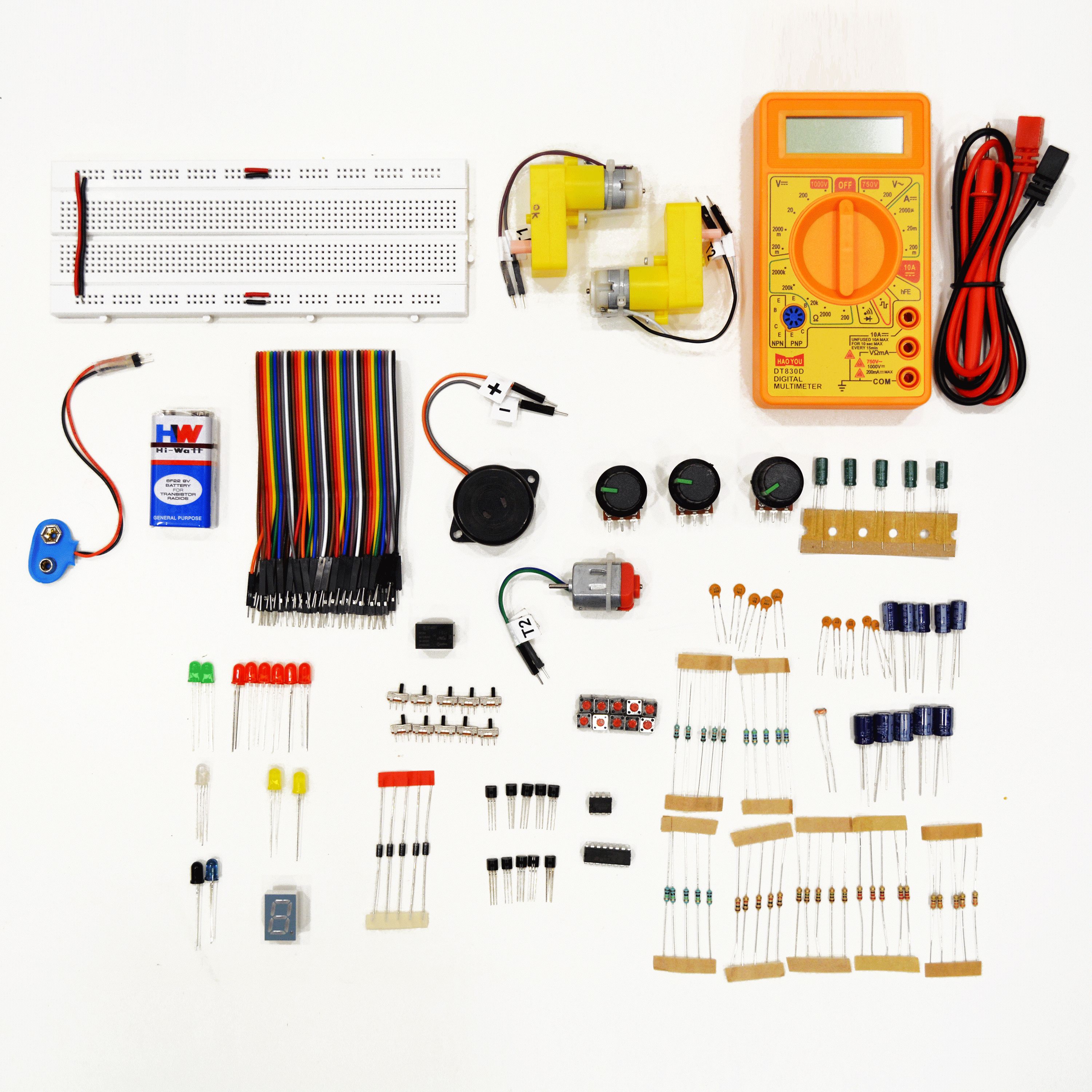 OMOTEC Electronics Learning Kit for 9+ (Experiential Learning, 1, White)_4