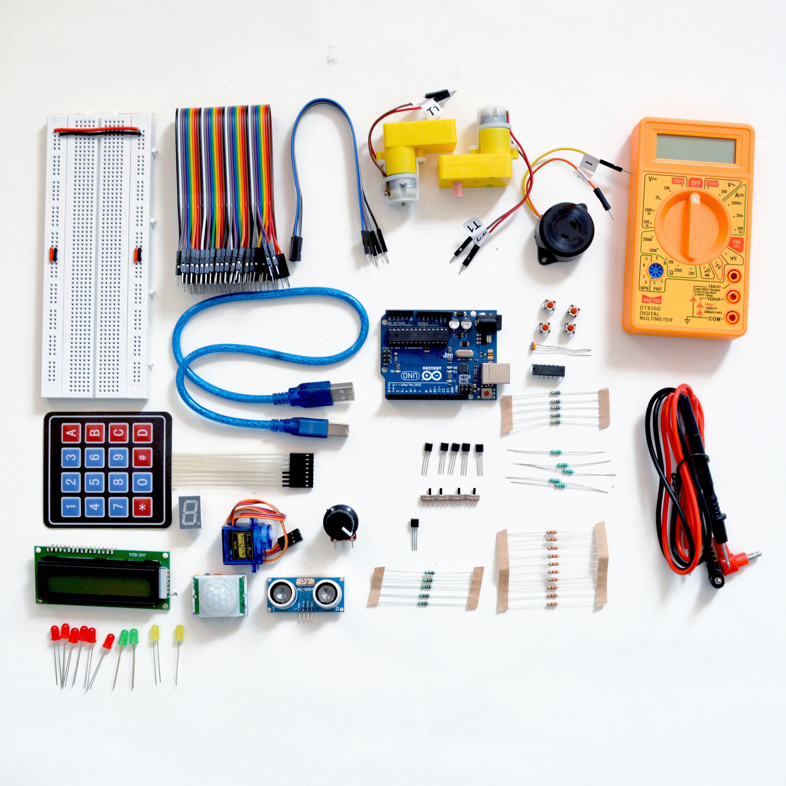 OMOTEC Arduino Learning Kit for 9+ (Real time Learning, 2, Orange)_4