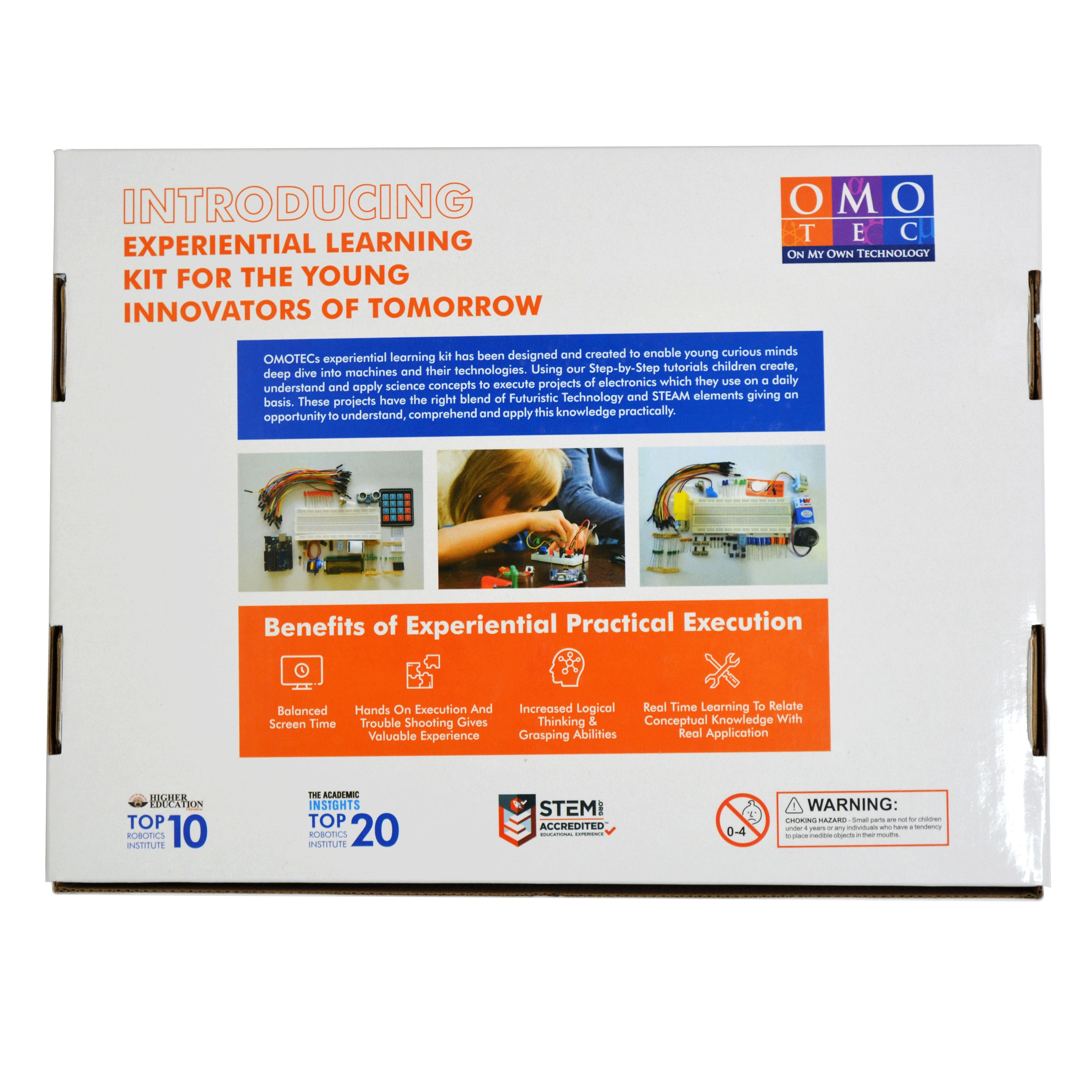 OMOTEC Arduino Learning Kit for 9+ (Real time Learning, 2, Orange)_8