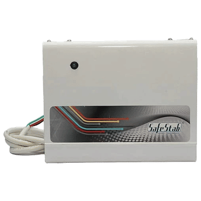 SafeStab LST 400 Voltage Stabilizer For Up to 1.5 Ton Air Conditioner (170 - 270 V, Surge Protection, White)