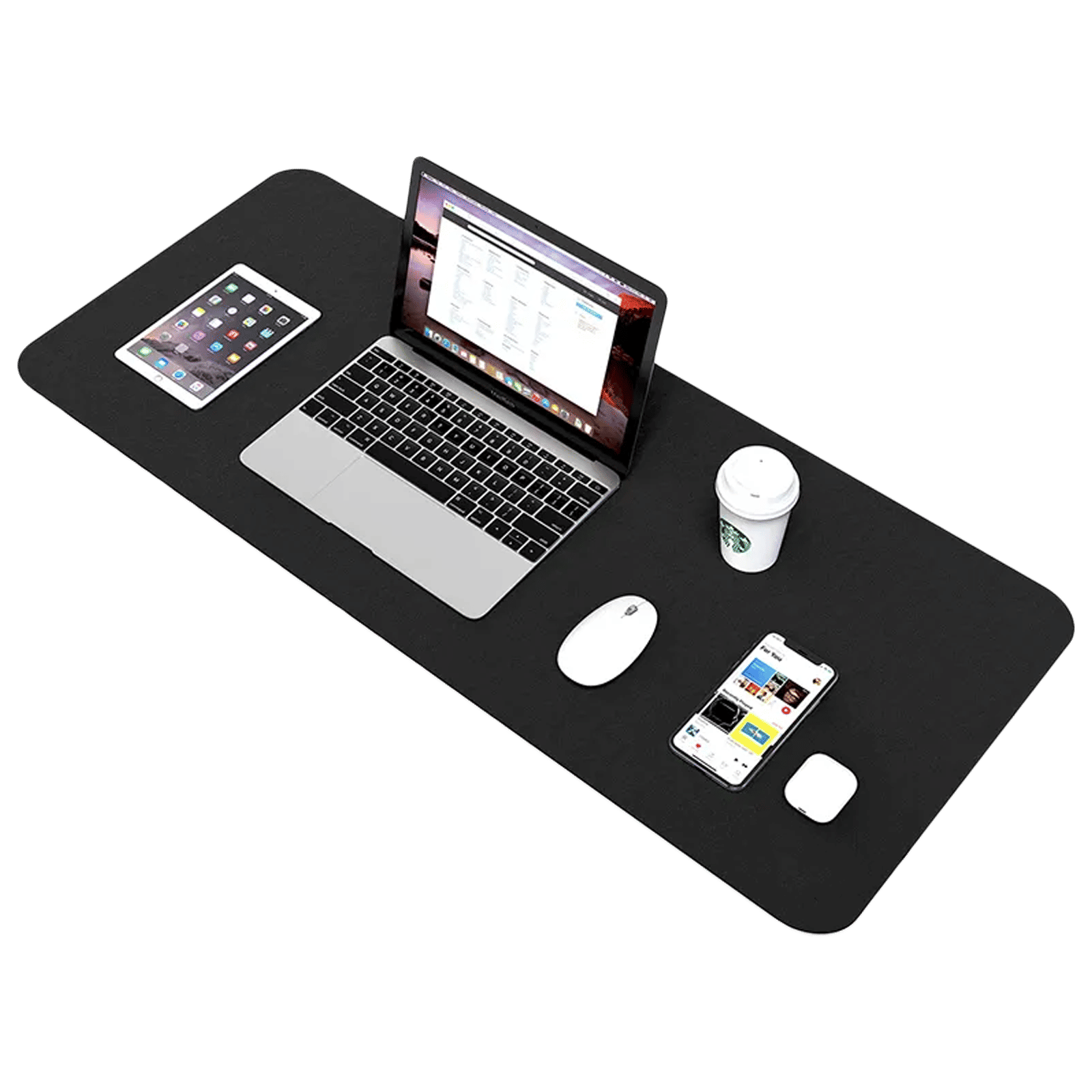 soundREVO Desk Spread For Laptops & Desktops (Dual Sided, SRSPBRNDPA016502, Brown - Black) soundREVO Desk Spread For Laptops & Desktops (Dual Sided, SRSPBRNDPA016502, Brown - Black)_2