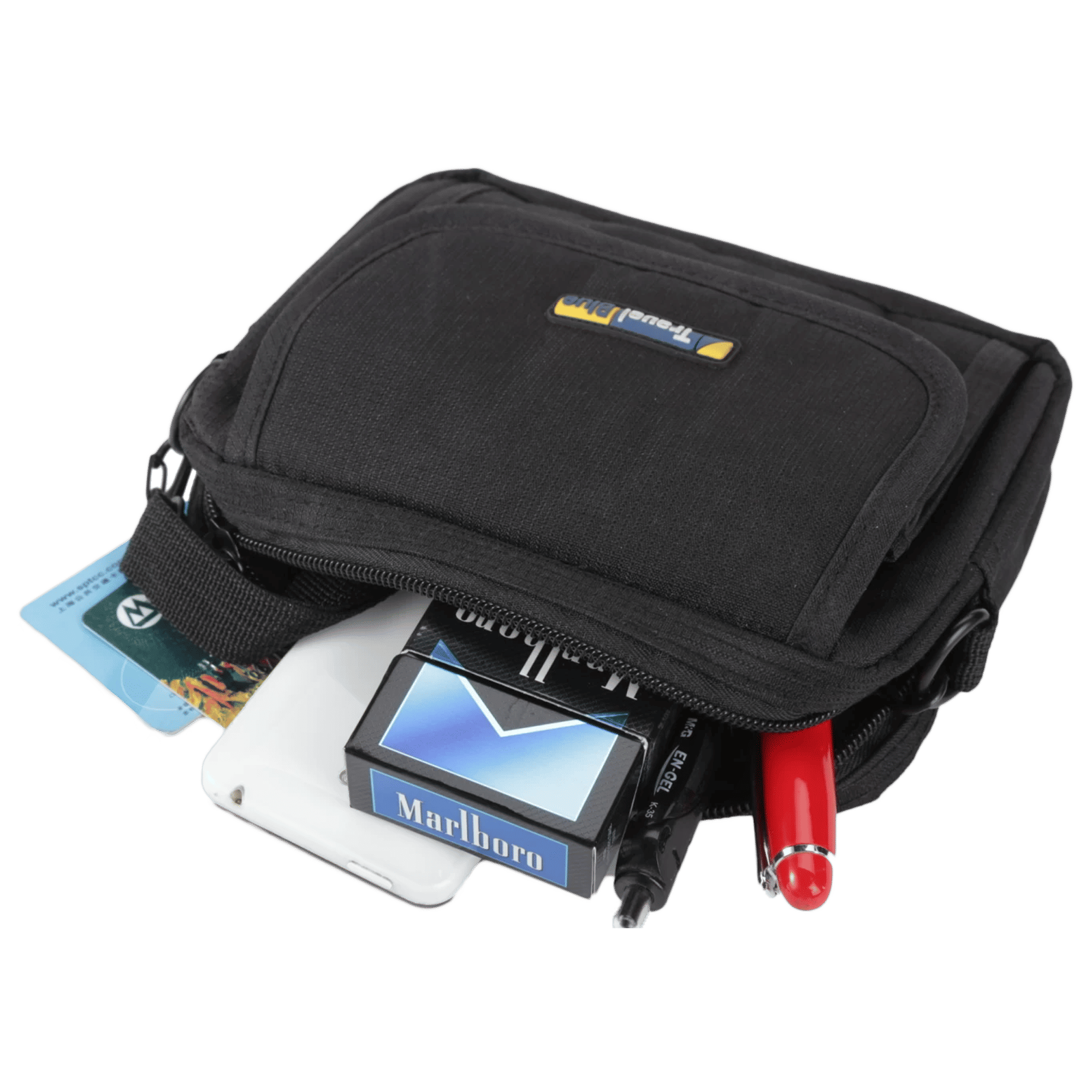 TRAVEL BLUE Polyester Tavel Bag (Compact Design, 840, Black) TRAVEL BLUE Polyester Tavel Bag (Compact Design, 840, Black)_3