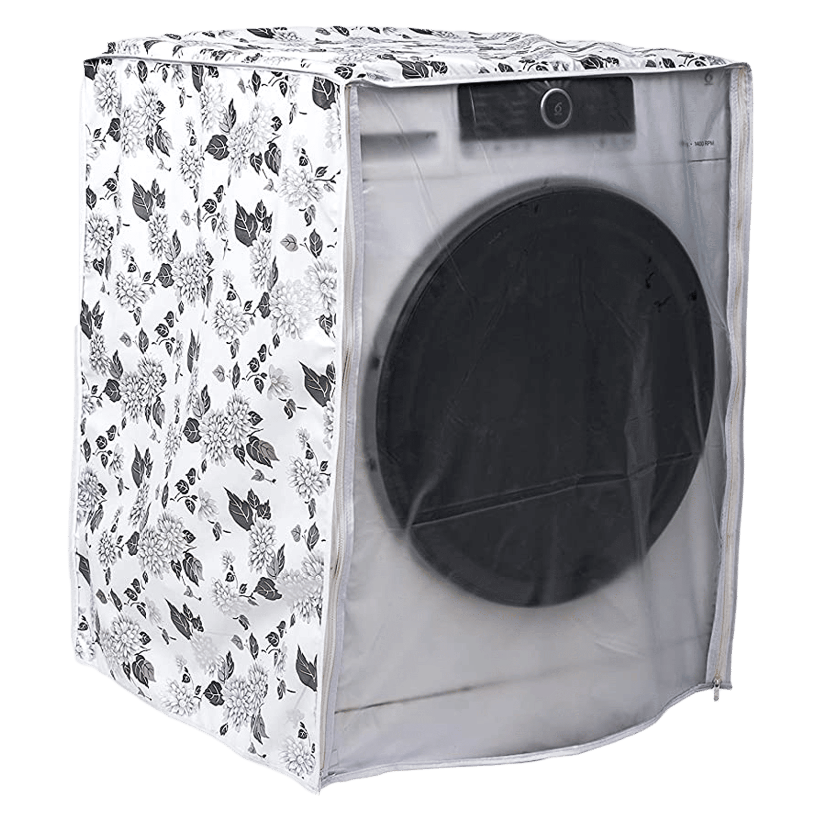 CNS Cover for Front Load 7 to 9 kg Washing Machines (36 Microns Cotton Coated Lamination, 8908011073261, Grey) CNS Cover for Front Load 7 to 9 kg Washing Machines (36 Microns Cotton Coated Lamination, 8908011073261, Grey)_1