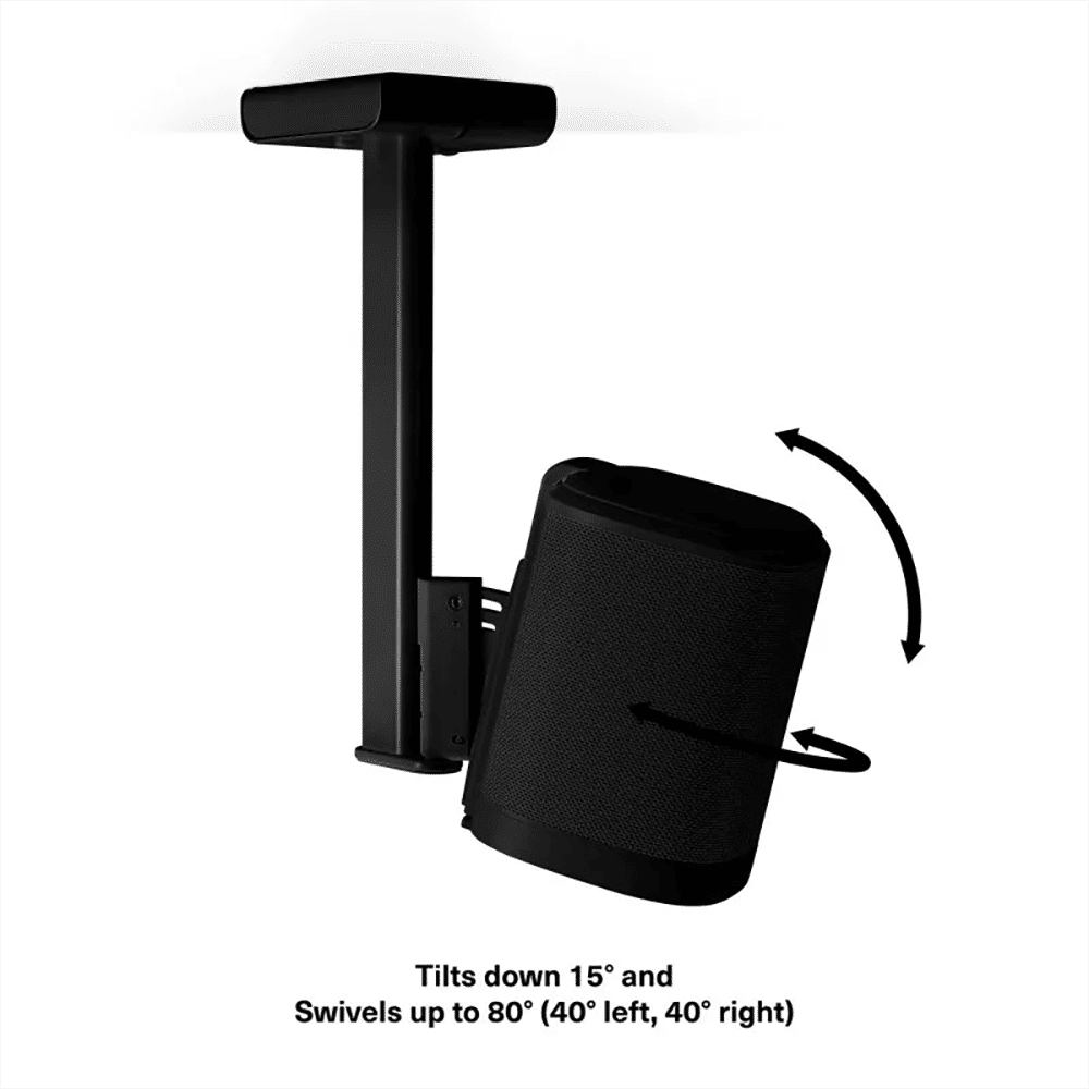 FLEXSON Ceiling Mount (Sophisticated Design, FLX-ONECLMT-BLK, Black) FLEXSON Ceiling Mount (Sophisticated Design, FLX-ONECLMT-BLK, Black)_5