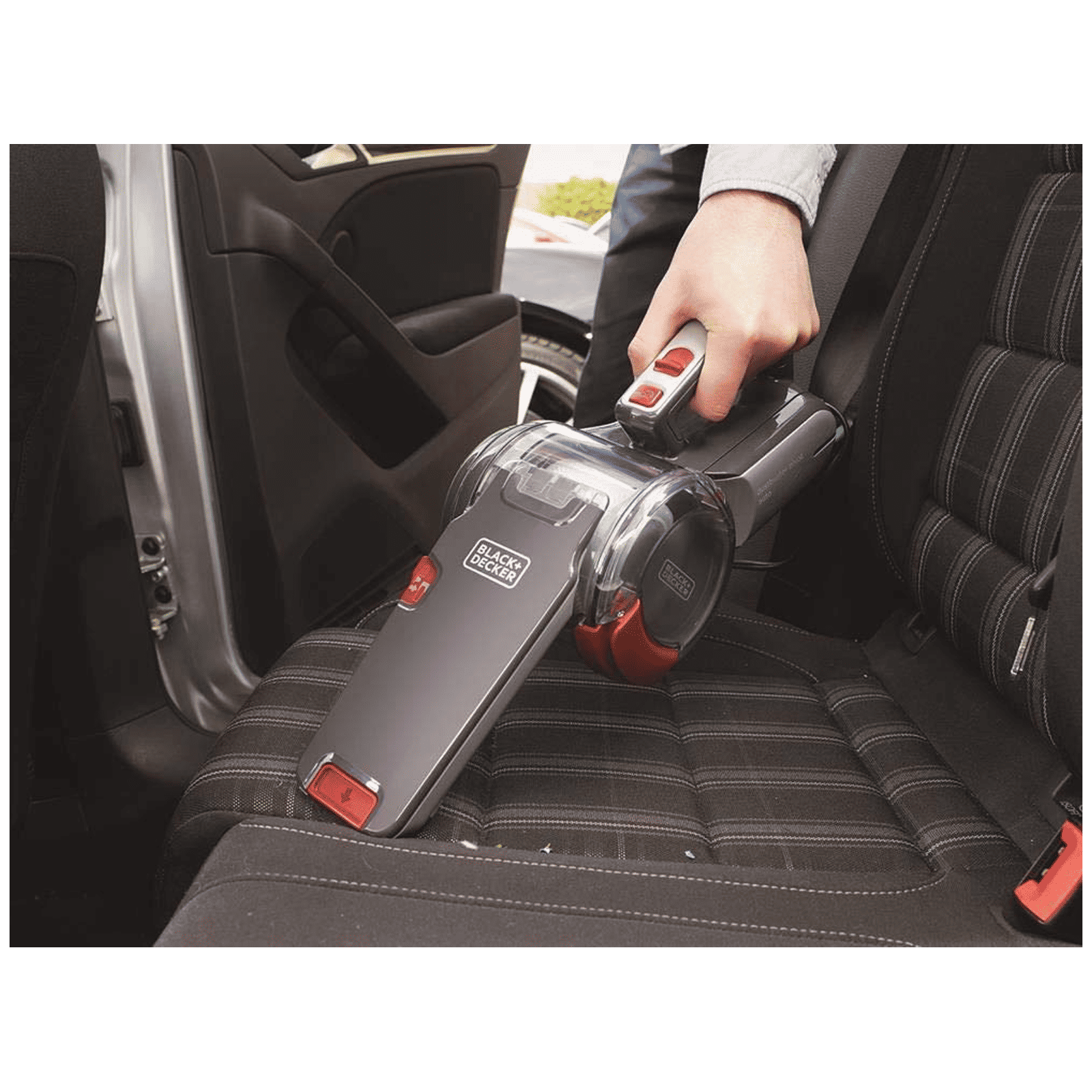 BLACK+DECKER 11 Watts Car Vacuum Cleaner (440ml, PV1200AV-B1, Grey) BLACK+DECKER 11 Watts Car Vacuum Cleaner (440ml, PV1200AV-B1, Grey)_2