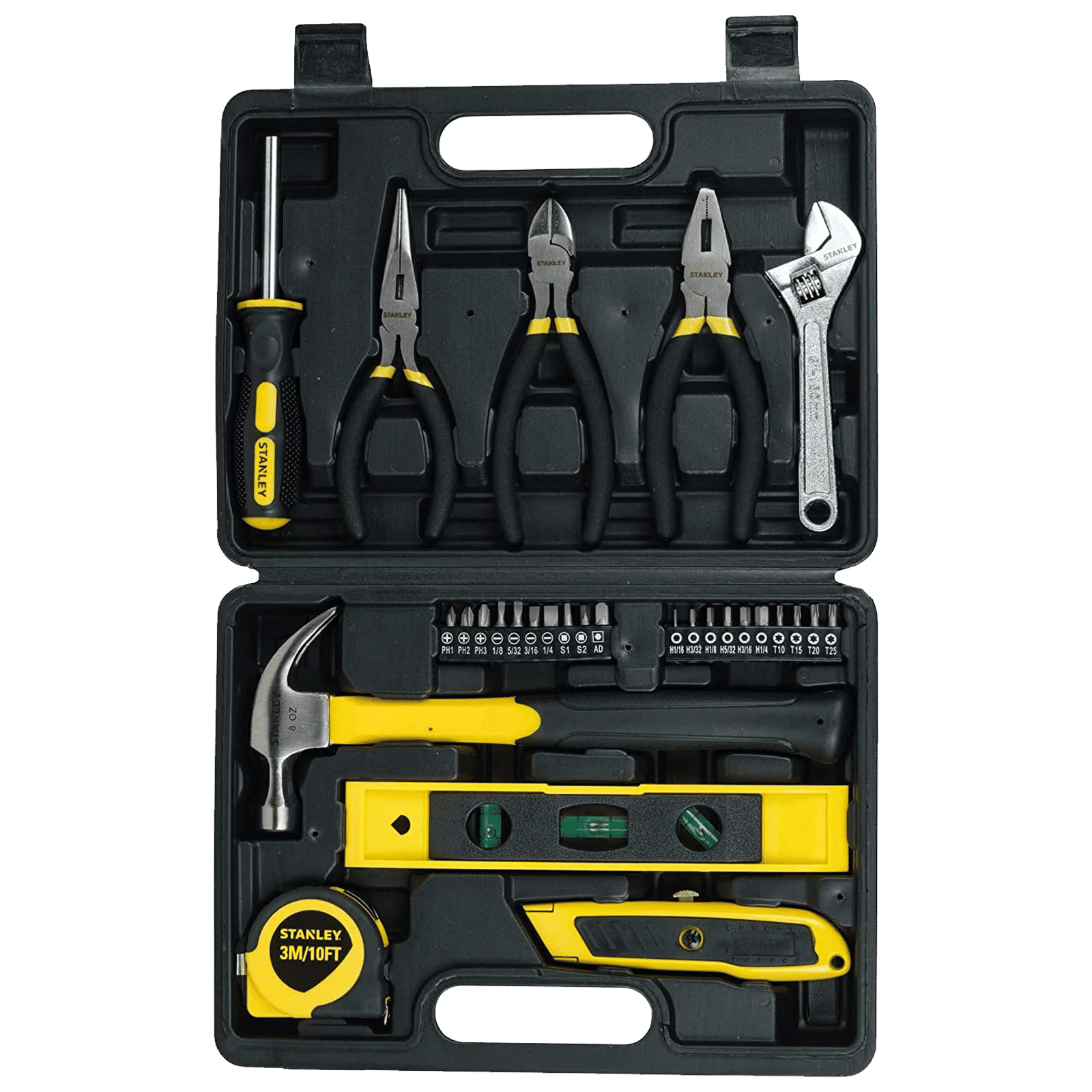 STANLEY Home Tool Kit (High Level of Precision, STHT74982, Black) STANLEY Home Tool Kit (High Level of Precision, STHT74982, Black)_1
