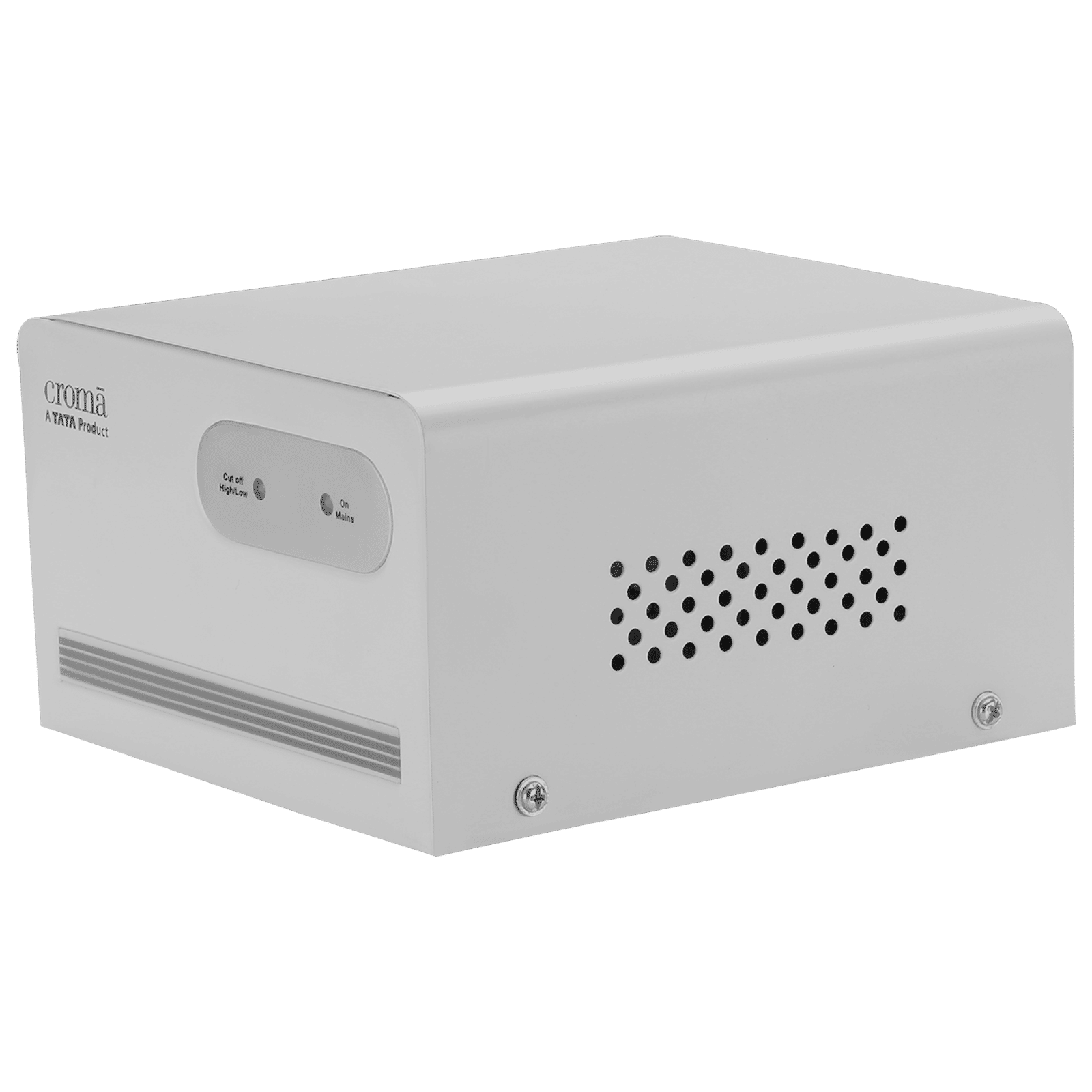 Croma 1.2 Amps Voltage Stabilizer For Upto 300L Refrigerator (140 - 270 V, Twin Socket Output, CRLS140KAA297204, White) Croma 1.2 Amps Voltage Stabilizer For Upto 300L Refrigerator (140 - 270 V, Twin Socket Output, CRLS140KAA297204, White)_3
