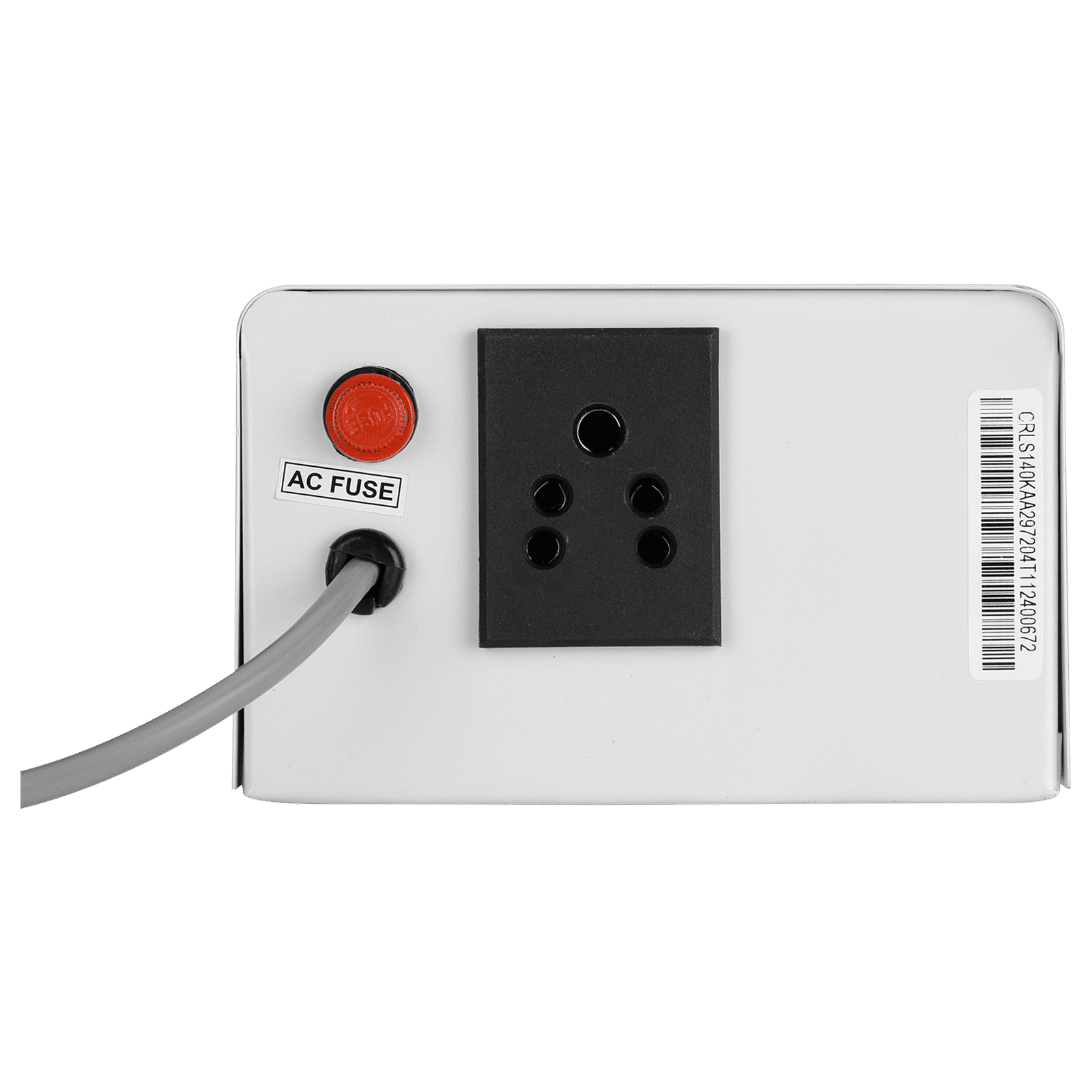 Croma 1.2 Amps Voltage Stabilizer For Upto 300L Refrigerator (140 - 270 V, Twin Socket Output, CRLS140KAA297204, White) Croma 1.2 Amps Voltage Stabilizer For Upto 300L Refrigerator (140 - 270 V, Twin Socket Output, CRLS140KAA297204, White)_4