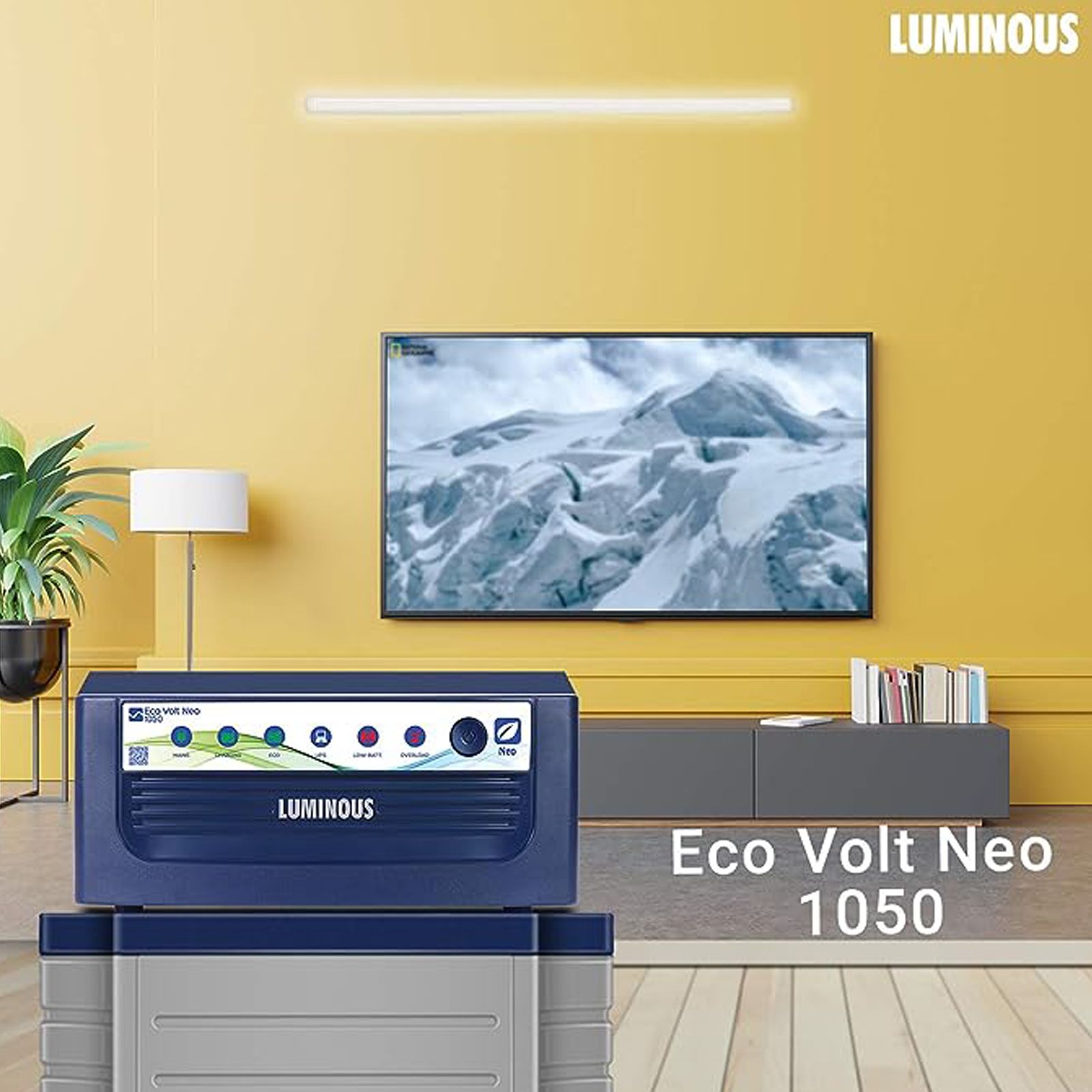 LUMINOUS EcoVolt Neo 1050 24.5 Amps Inverter (Eco Mode, Blue) LUMINOUS EcoVolt Neo 1050 24.5 Amps Inverter (Eco Mode, Blue)_4