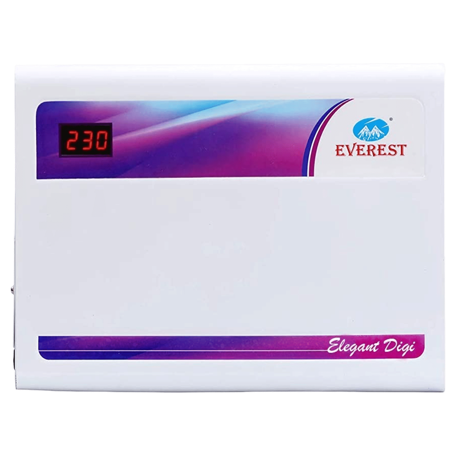 Everest EW 400 N Elegant Digi 14 Amps Voltage Stabilizer For 1.5T Air Conditioner (150 - 270 V, Thermal Protection, White)_1
