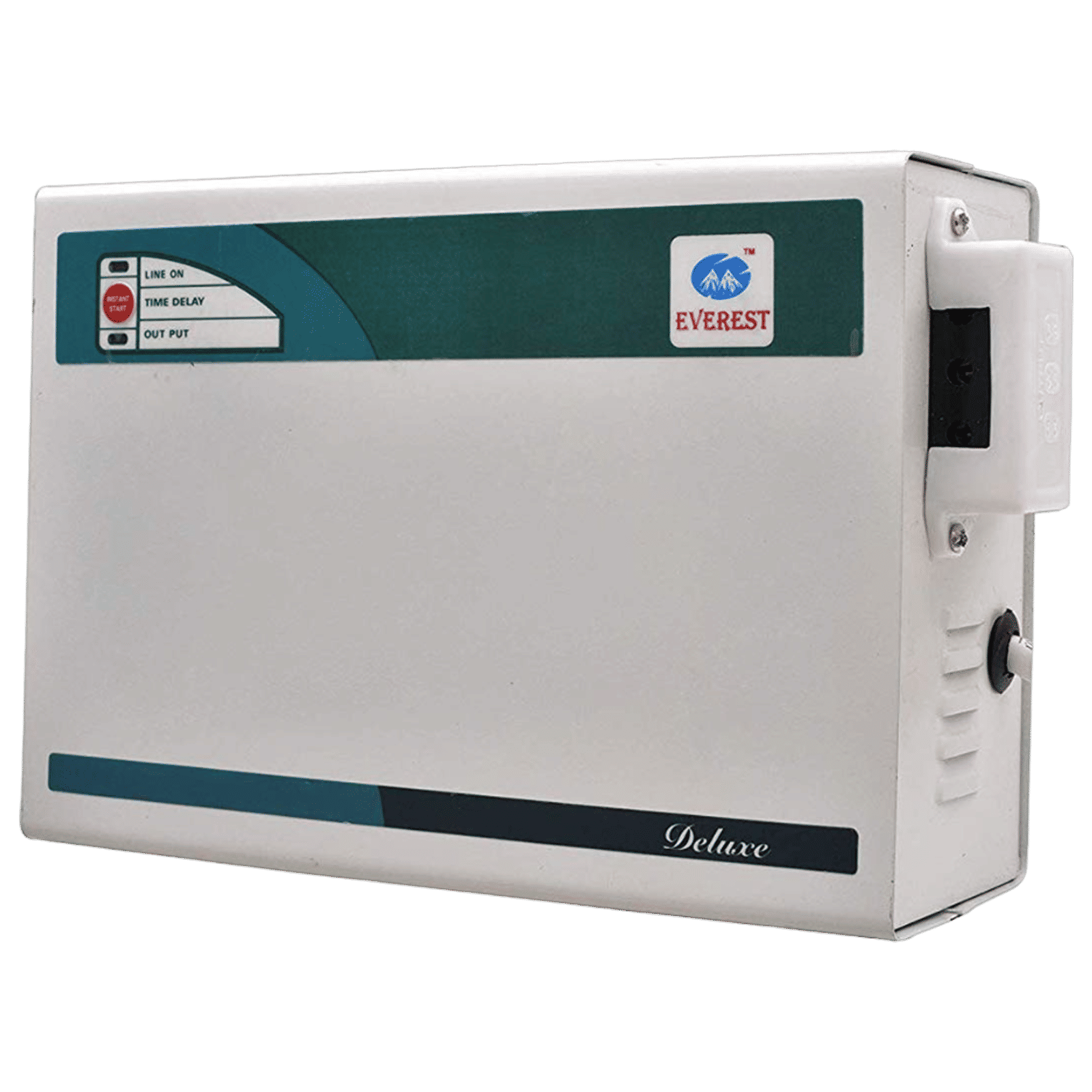 Everest EW 5 KVA DELUXE 10 Amps Voltage Stabilizer For Up to 2 Ton AC (170 - 270 V, Thermal Overload Protection, Grey)_4