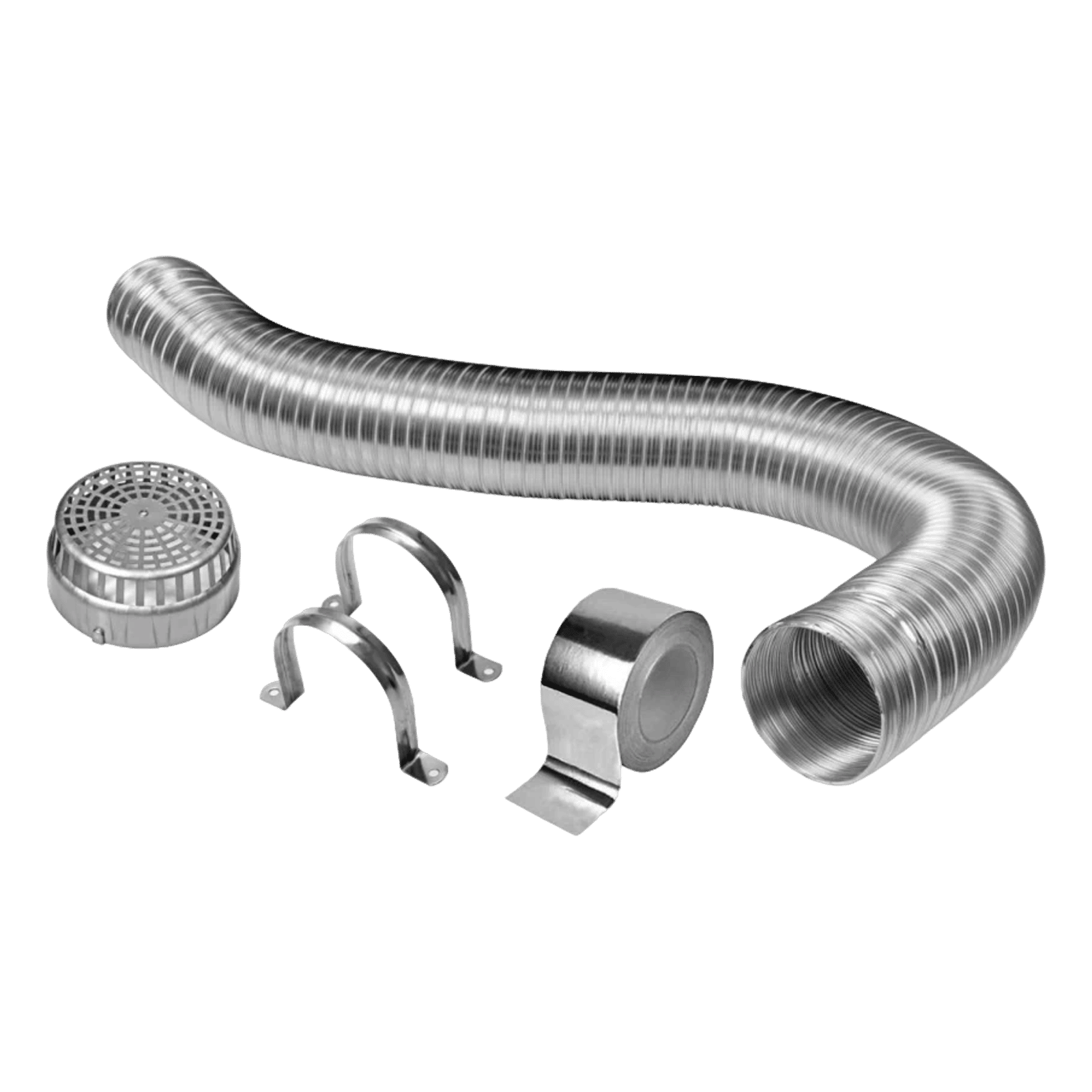 Croma Chimney Accessories (Aluminum Body, Silver)_1