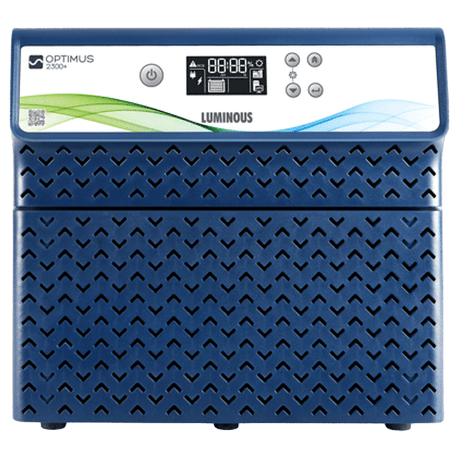 LUMINOUS Optimus 2300 Plus 21 Amps Inverter (1600 W, LCD Display, Blue)_1