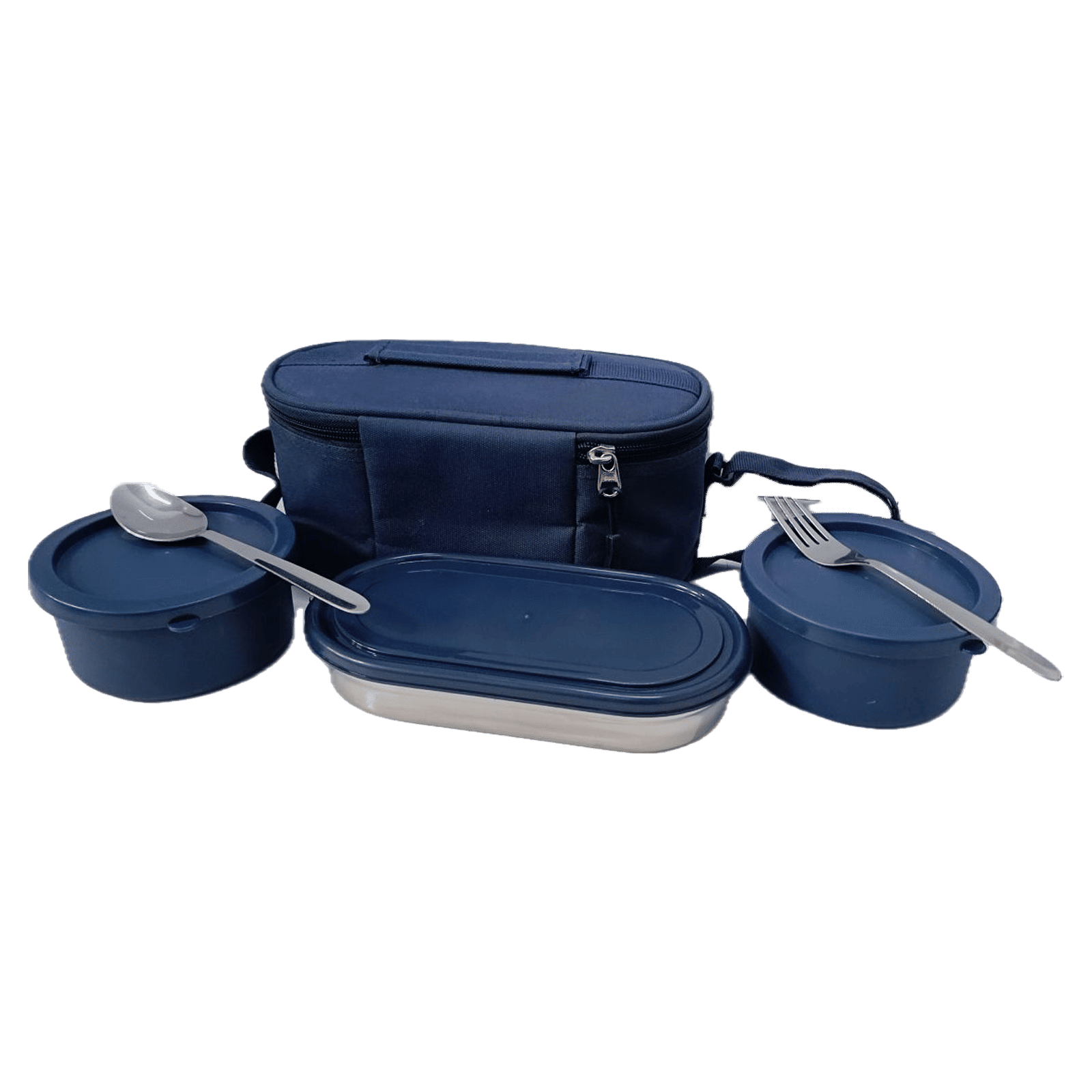 COOKAID Micro Meal 3 Lunch Box (Blue) COOKAID Micro Meal 3 Lunch Box (Blue)_3