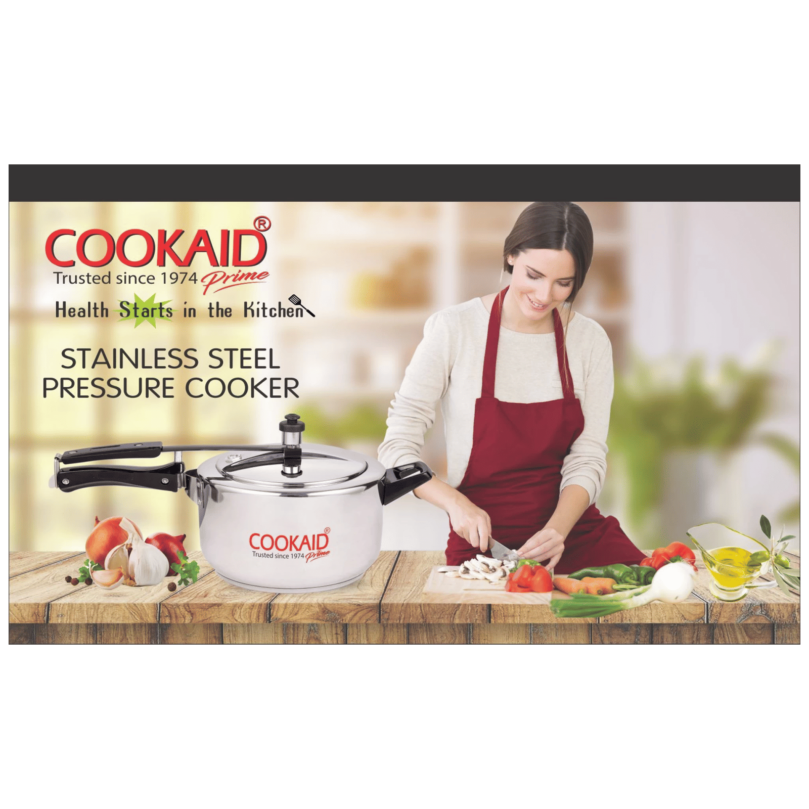 COOKAID CKSSPCIL3 3L Stainless Steel Pressure Cooker (With Induction Bottom, Silver) COOKAID CKSSPCIL3 3L Stainless Steel Pressure Cooker (With Induction Bottom, Silver)_4