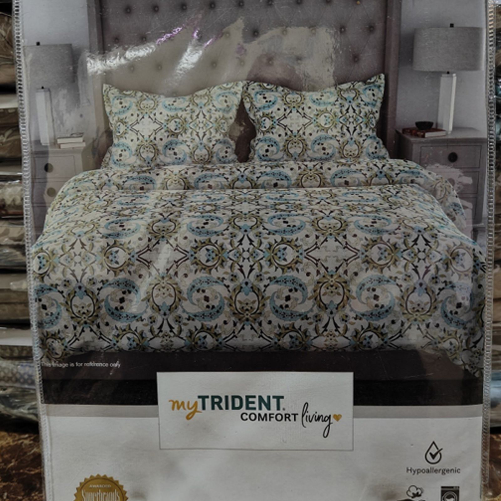 Philips Trident Double Bedsheet (White) Philips Trident Double Bedsheet (White)_3