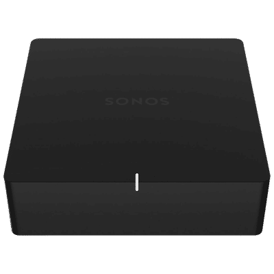 Sonos Port Audio Streamer with Apple Music (Stereo or Dual Mono Sound, SNSPRTS23BLK, Black)