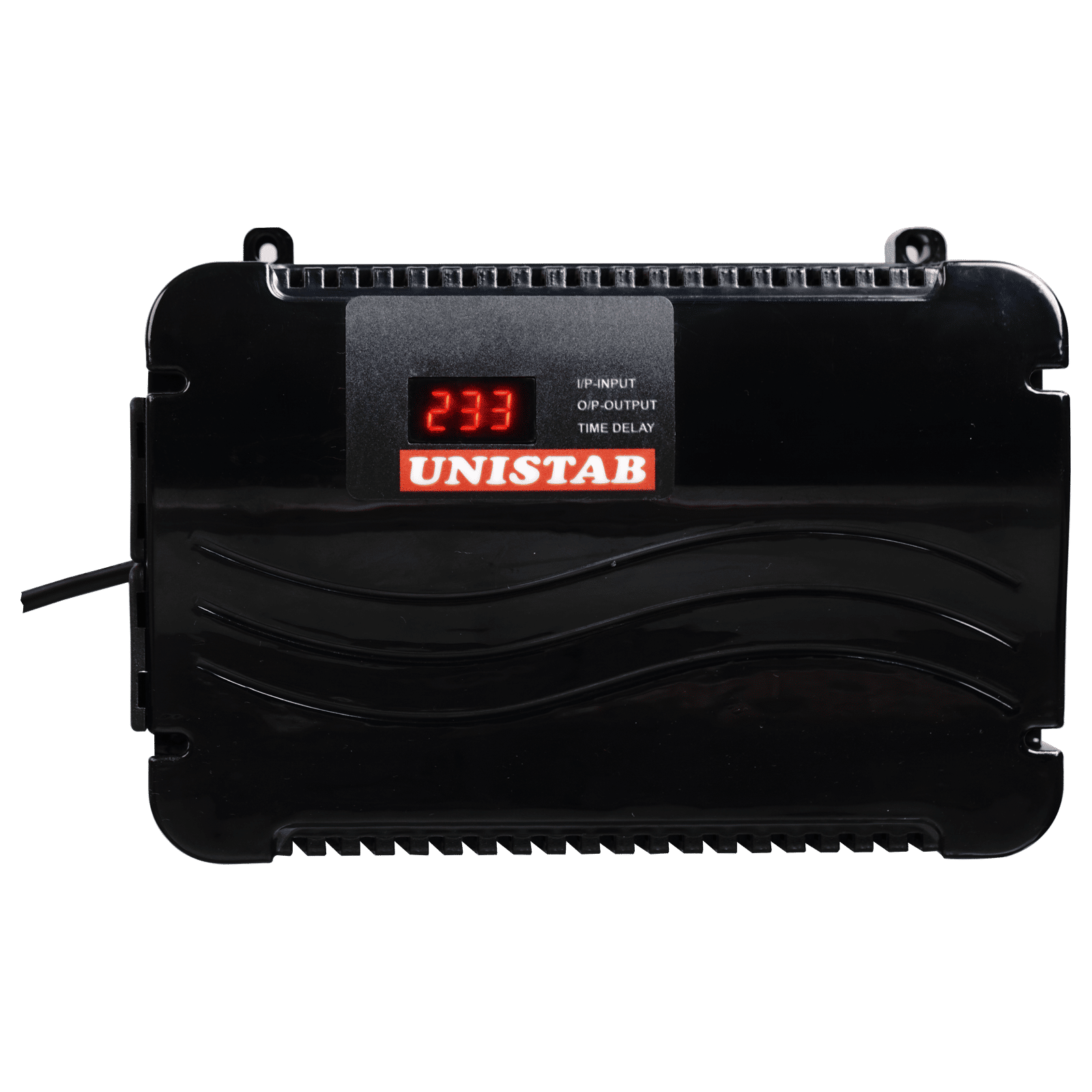 UNISTAB US50D Voltage Stabilizer For Up to 124.46cm (49") TV + DTH (130 - 270 V, Microprocessor Controller Chip, Black) UNISTAB US50D Voltage Stabilizer For Up to 124.46cm (49") TV + DTH (130 - 270 V, Microprocessor Controller Chip, Black)_1