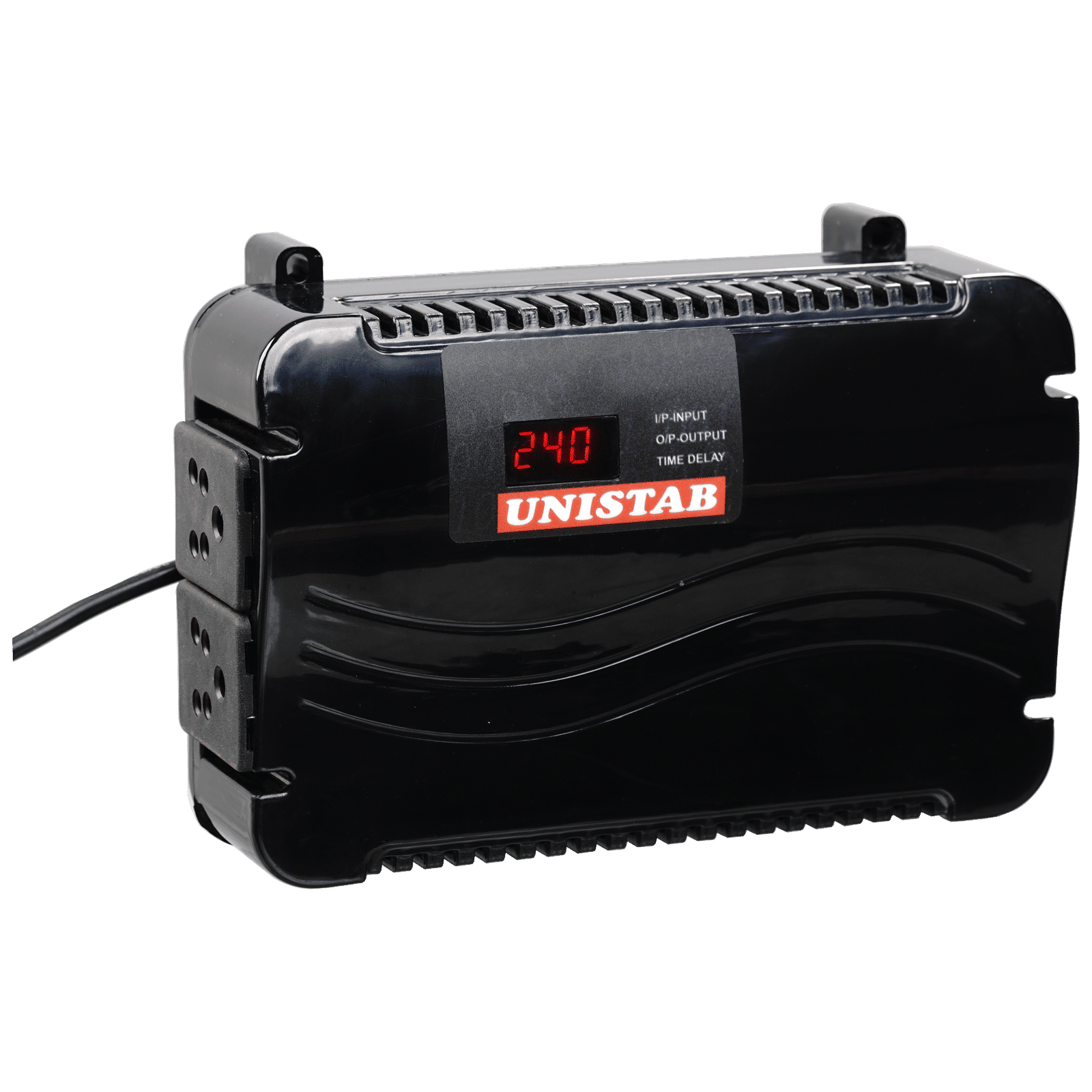UNISTAB US100D Voltage Stabilizer For Up to 162.56cm (64") TV + DTH (130 - 270 V, Microprocessor Controller Chip, Black) UNISTAB US100D Voltage Stabilizer For Up to 162.56cm (64") TV + DTH (130 - 270 V, Microprocessor Controller Chip, Black)_4
