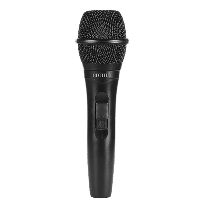 Croma Wired Microphone with Exceptional Voice Quality (Black)