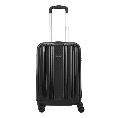 ARISTOCRAT Fronx Polypropylene Trolley Bag (8 Wheels, FRONXS55JBK, Black)