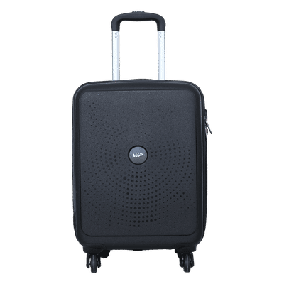 VIP Fiesta Strolly55 360JBK Polypropylene
                      Trolley Bag (4 Wheels, FIESIS55JBK, Black)