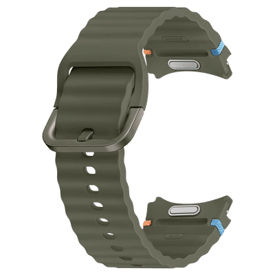 SAMSUNG ET-SNL30SKEGIN HNBR Sport Band for SAMSUNG Galaxy Watch7, Watch4, Watch4 Classic, Watch5, Watch 5 Pro, Watch6 & Watch6 Classic (S/M) (Breathable Design, Green)