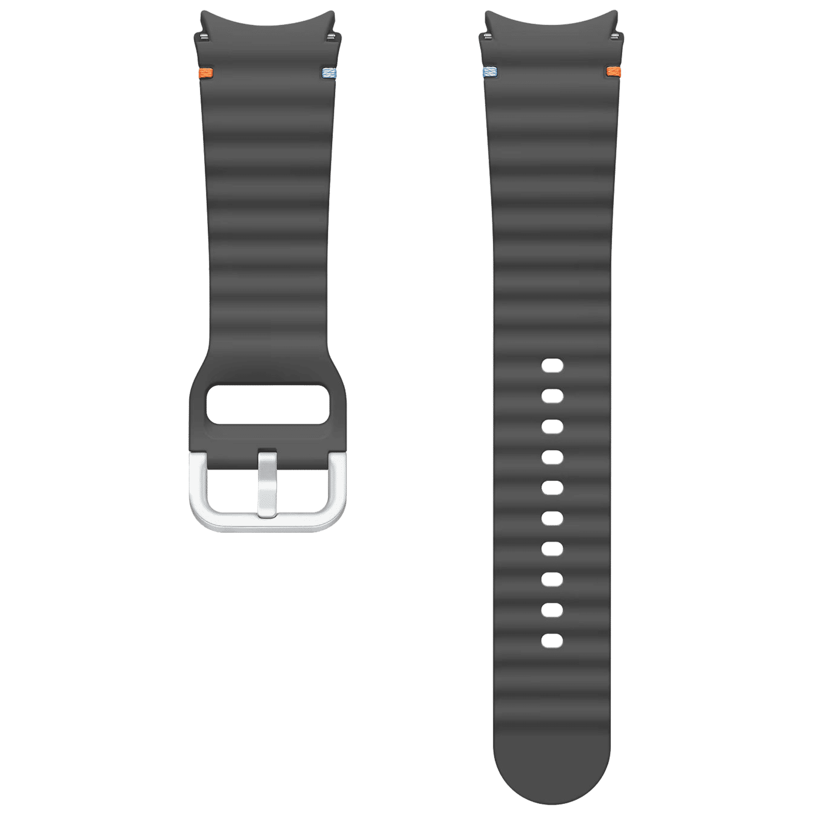 SAMSUNG ET-SNL31LBEGIN HNBR Sport Band for SAMSUNG Galaxy Watch7, Watch4, Watch4 Classic, Watch5, Watch 5 Pro, Watch6 & Watch6 Classic (M/L) (Breathable Design, Dark Gray)_3